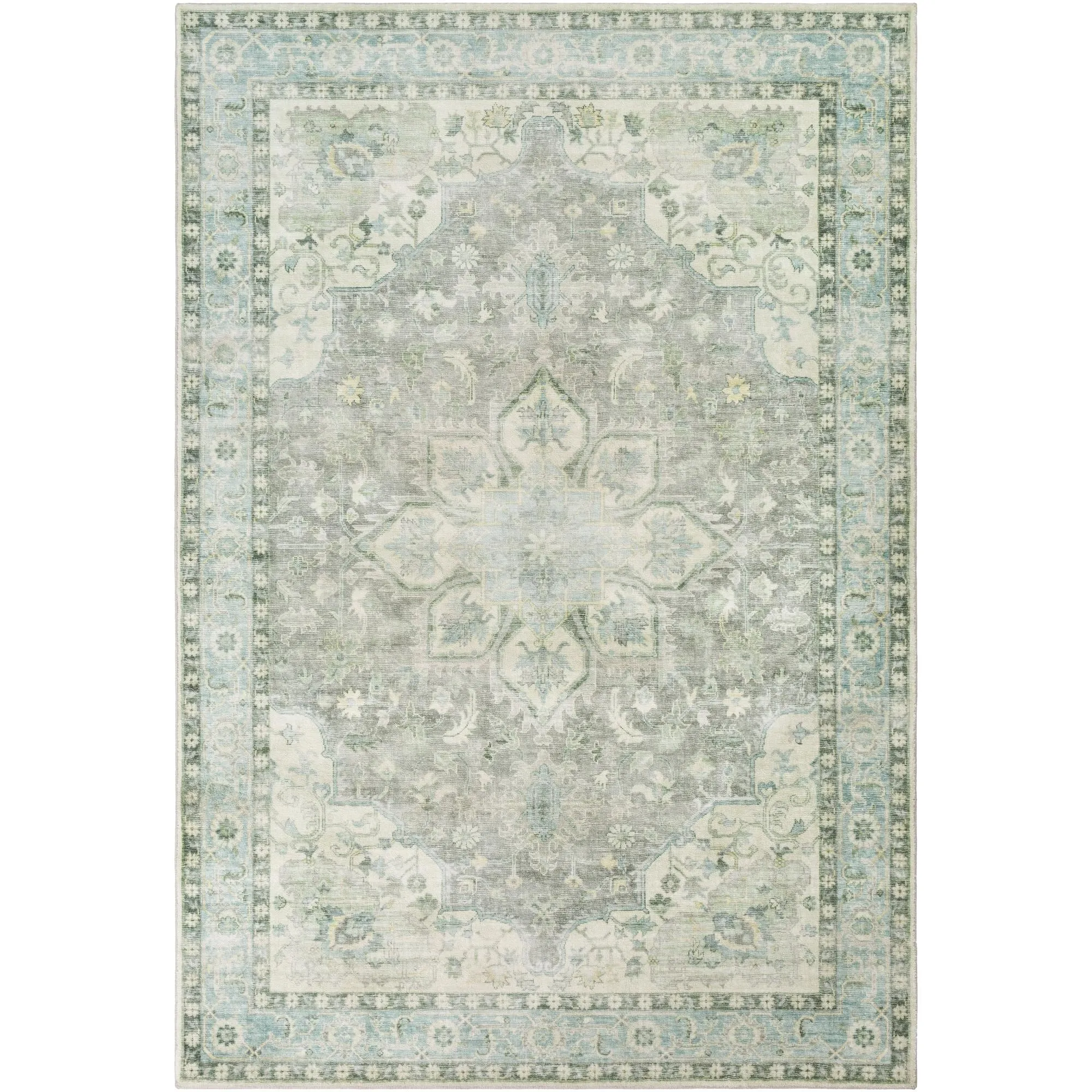 Livabliss Erin Updated Traditional Medallion Area Rug
