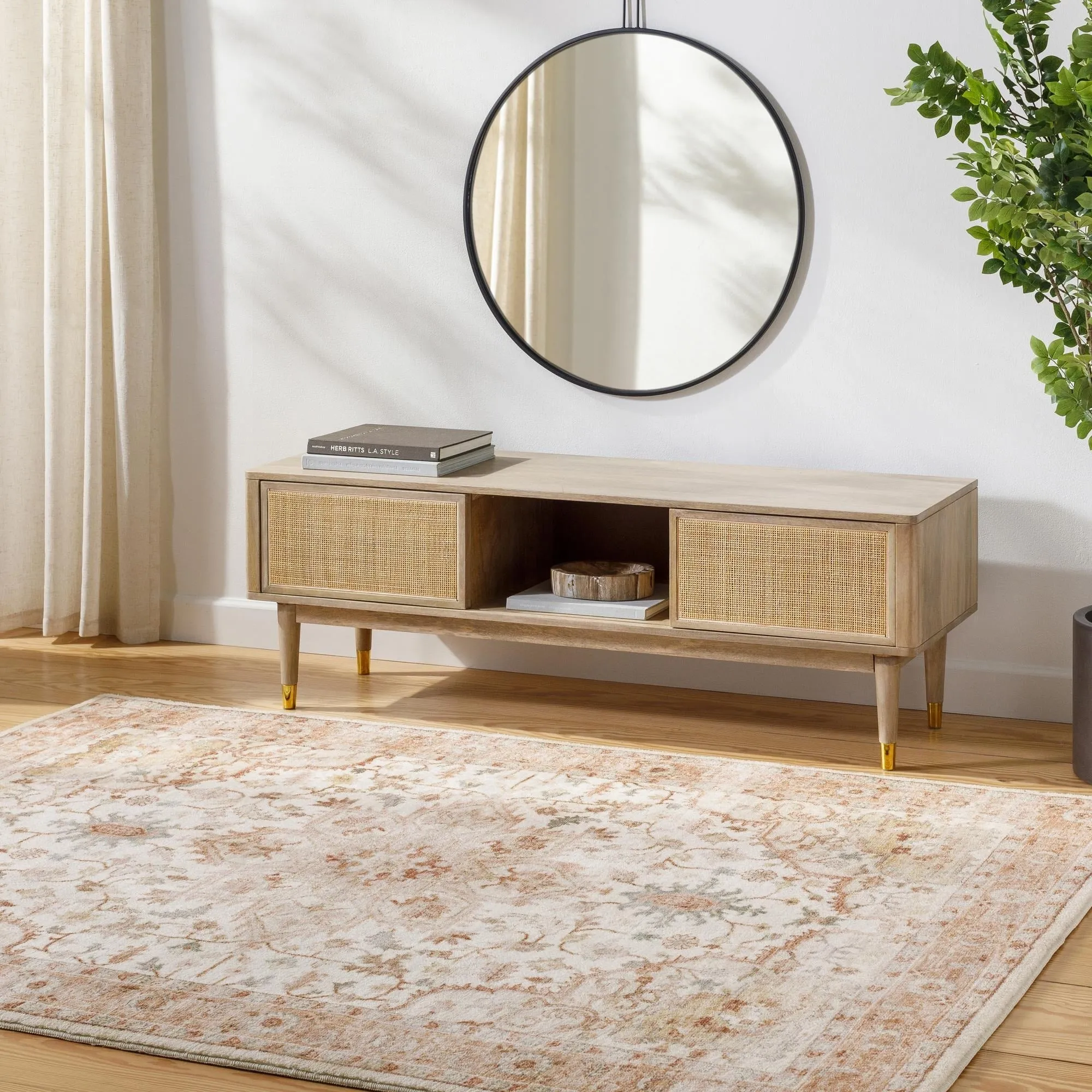 Livabliss Erin Updated Traditional Medallion Area Rug