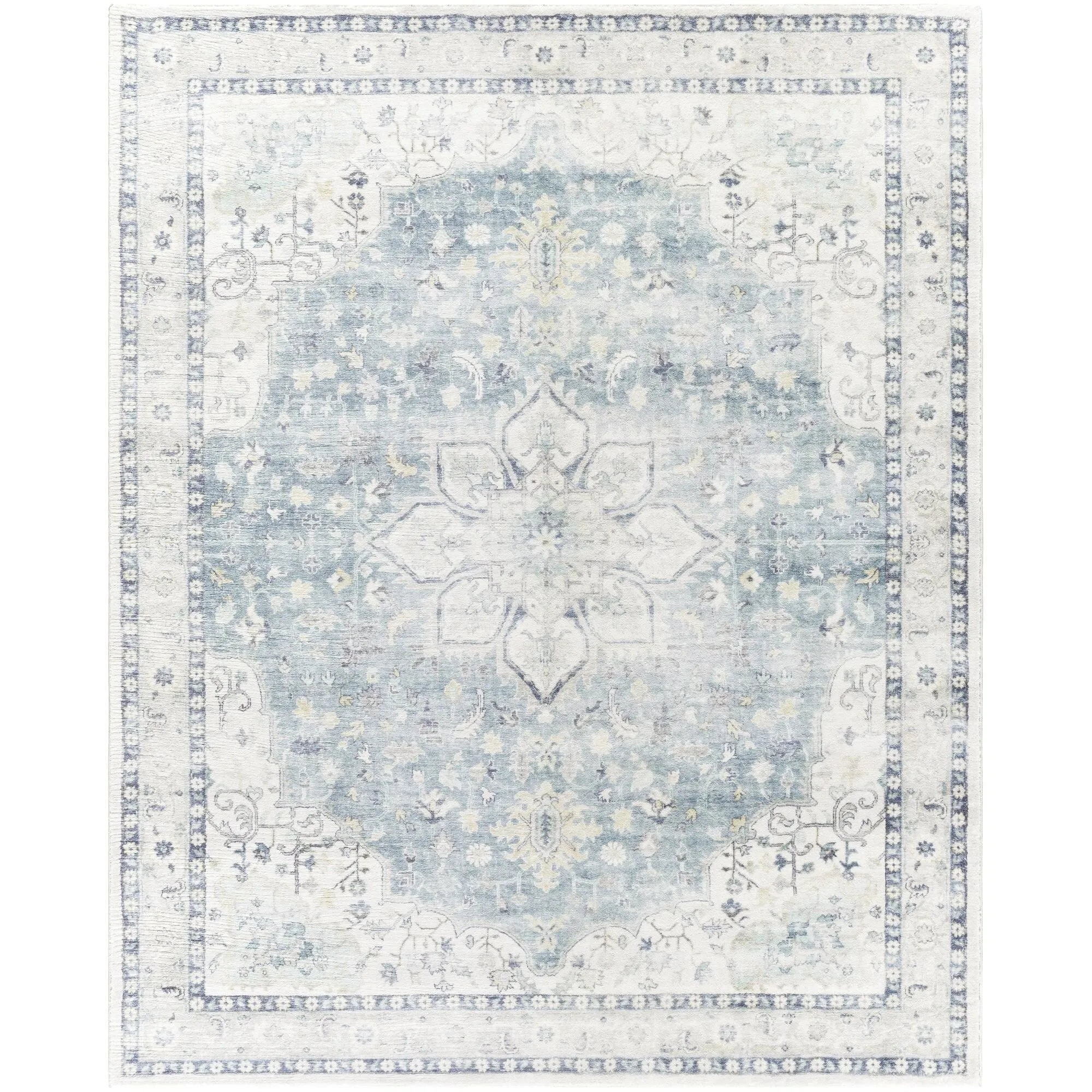 Livabliss Erin Updated Traditional Medallion Area Rug