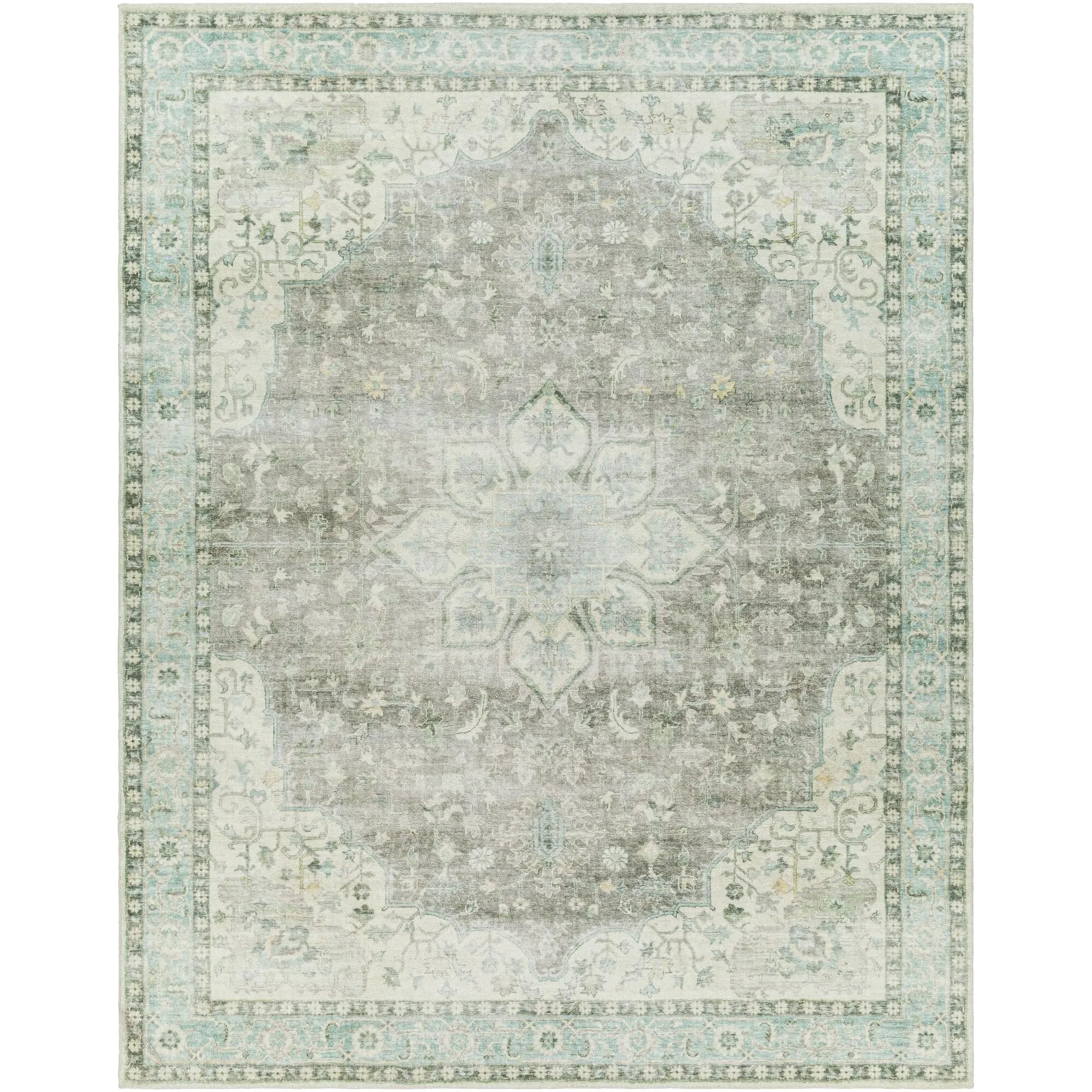 Livabliss Erin Updated Traditional Medallion Area Rug