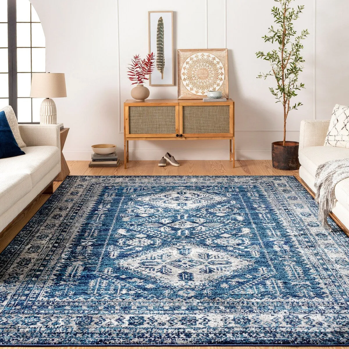 Livabliss Evry Vintage Heriz Area Rug