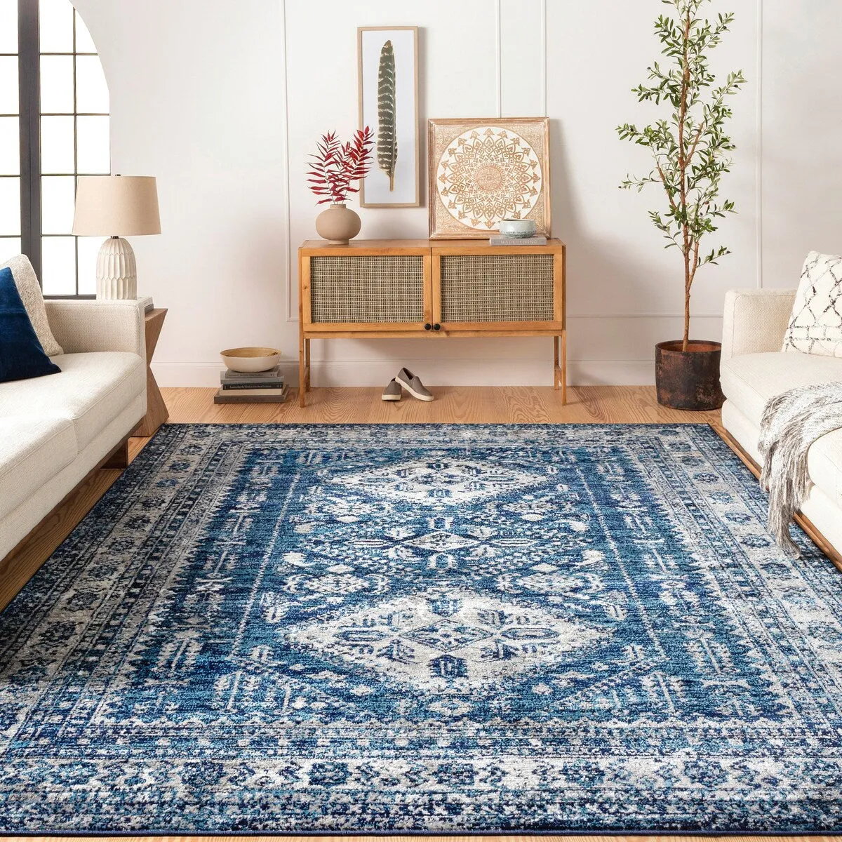 Livabliss Evry Vintage Heriz Area Rug
