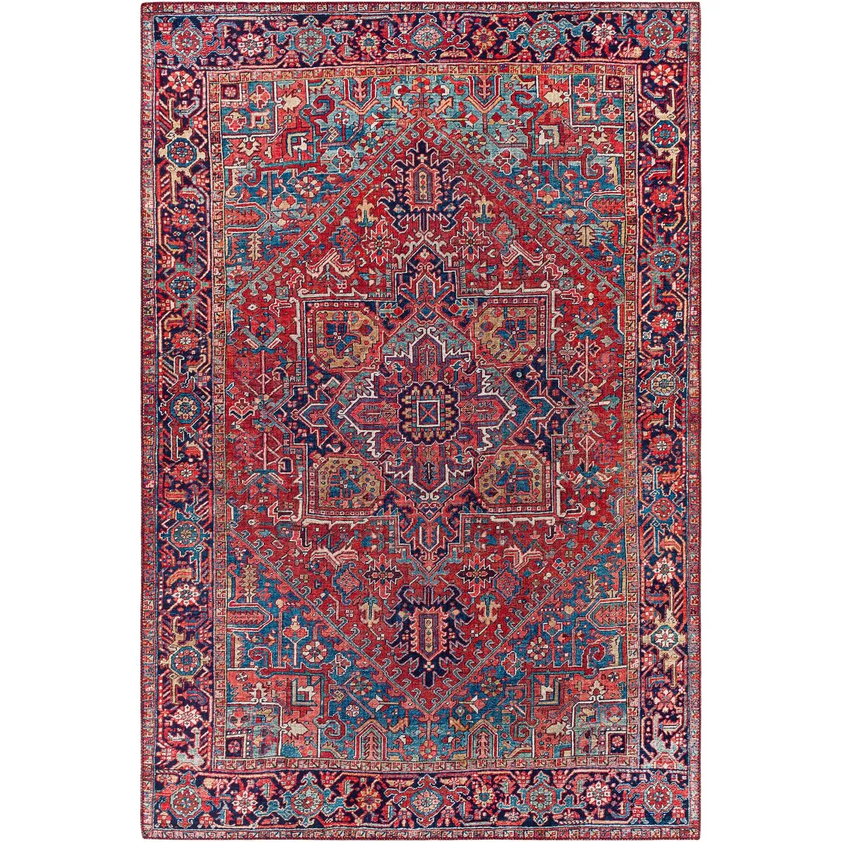 Livabliss Ferran Vintage Persian Printed Area Rug