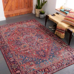 Livabliss Ferran Vintage Persian Printed Area Rug