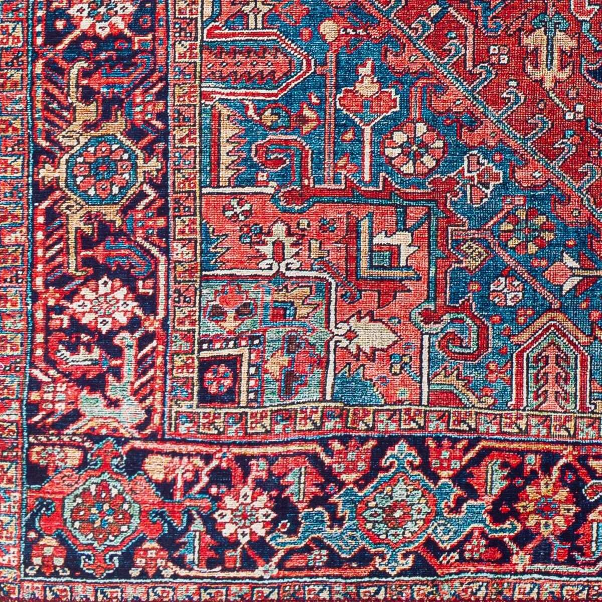 Livabliss Ferran Vintage Persian Printed Area Rug