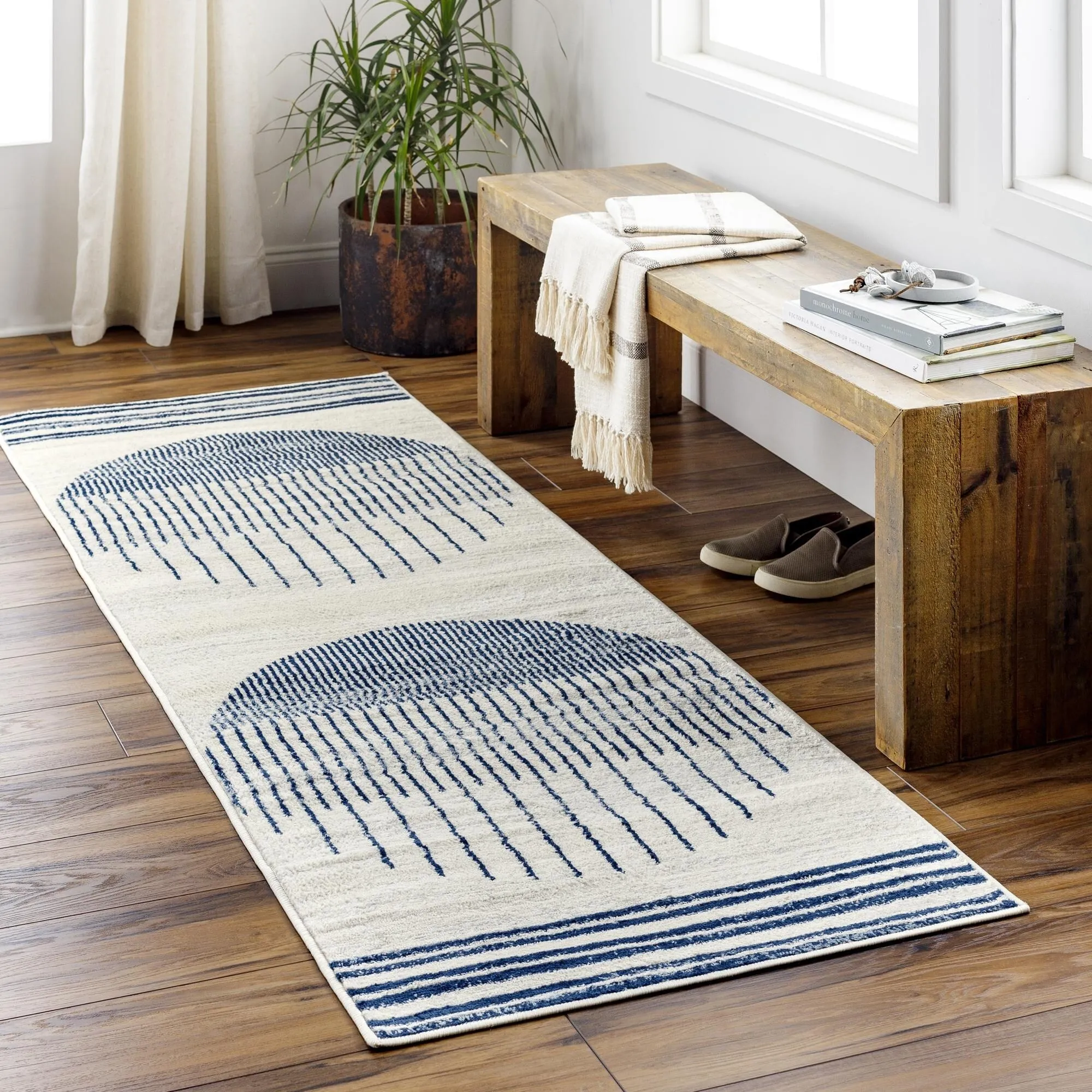 Livabliss Floransa Minimalist Ombre Area Rug