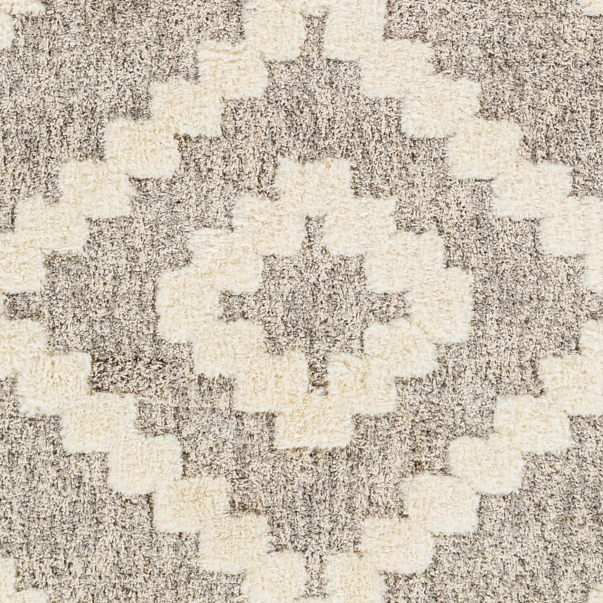 Livabliss Florida Boho Diamond Plush Area Rug