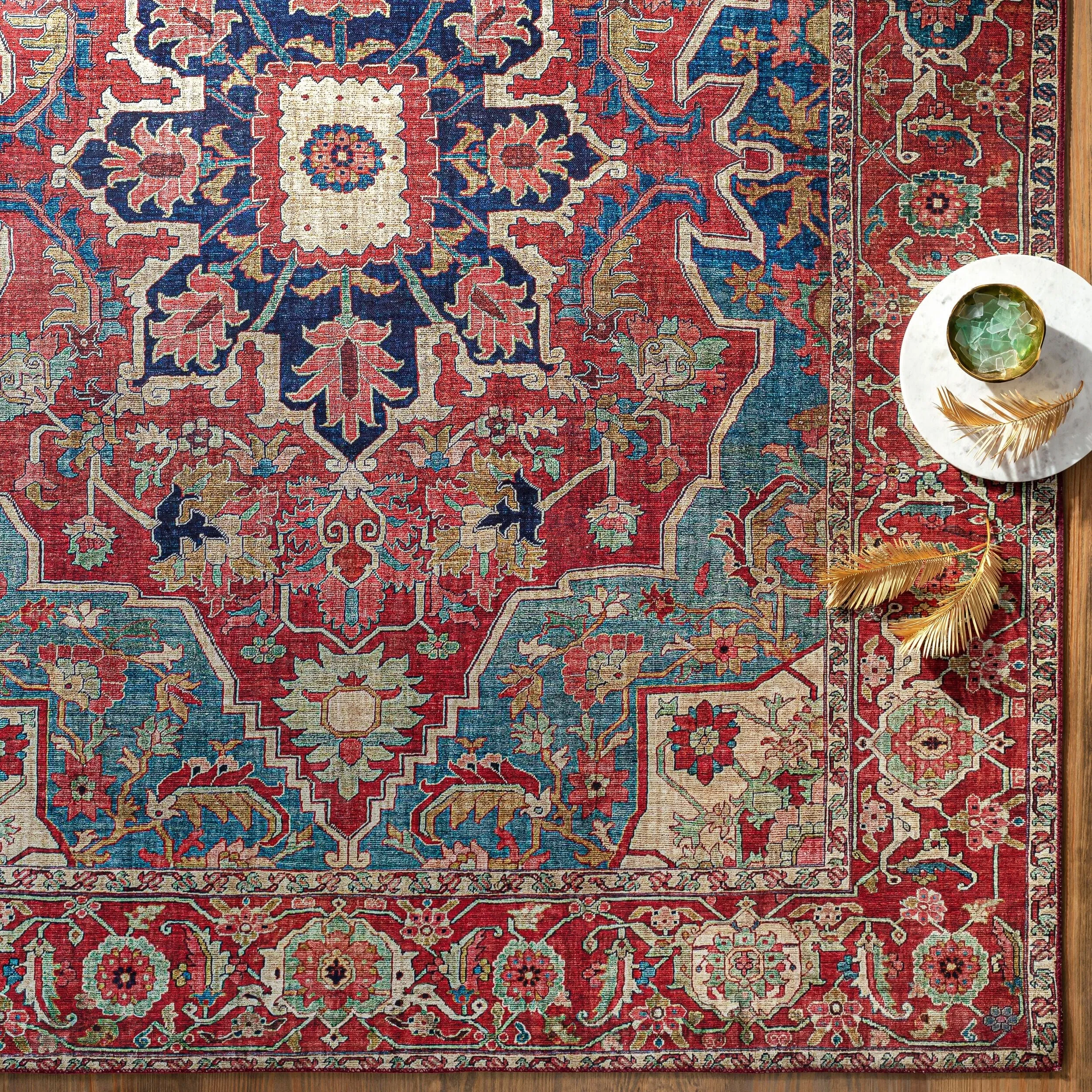 Livabliss Flynt Vintage Persian Area Rug