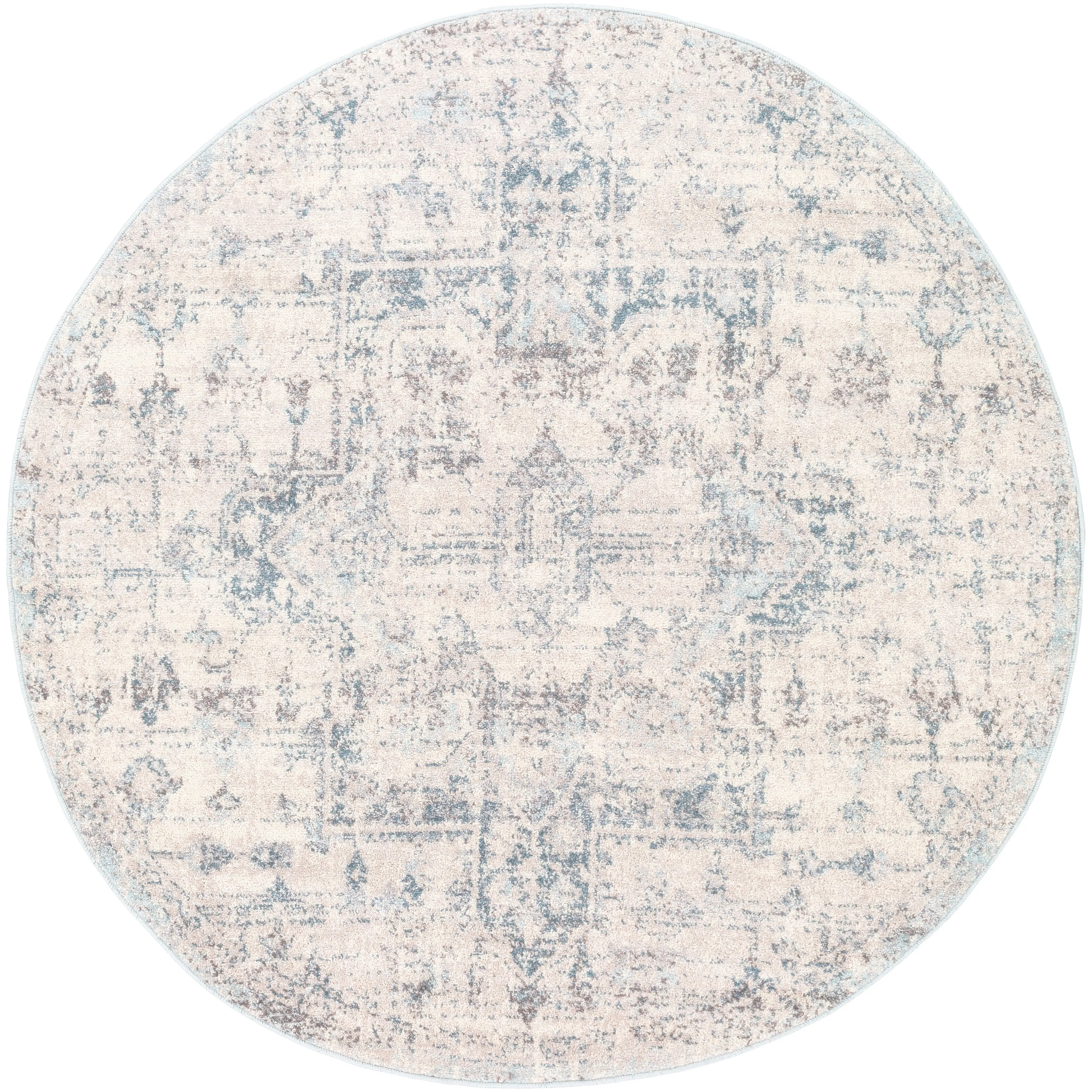 Livabliss Gabi Faded Traditional Medallion Area Rug