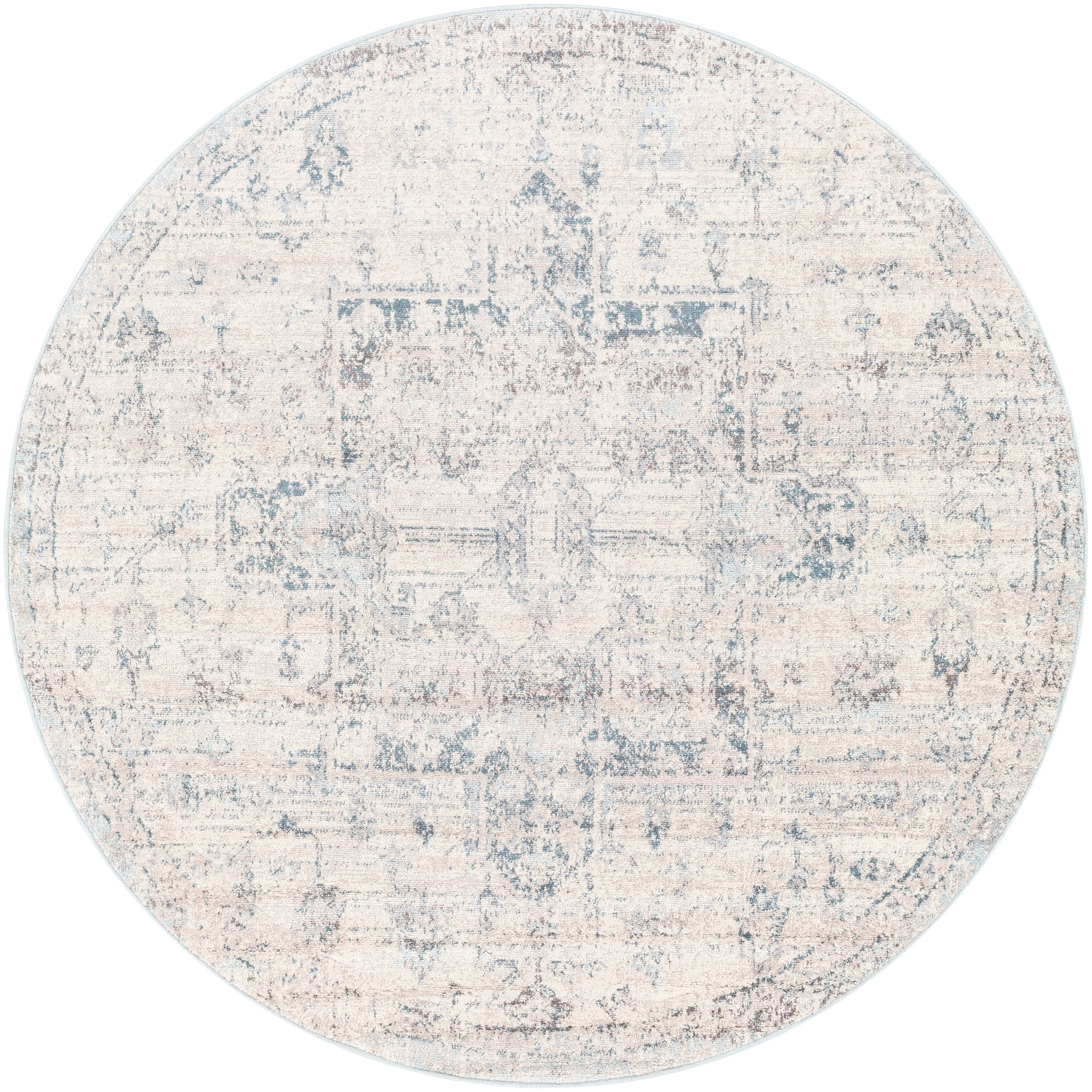 Livabliss Gabi Faded Traditional Medallion Area Rug
