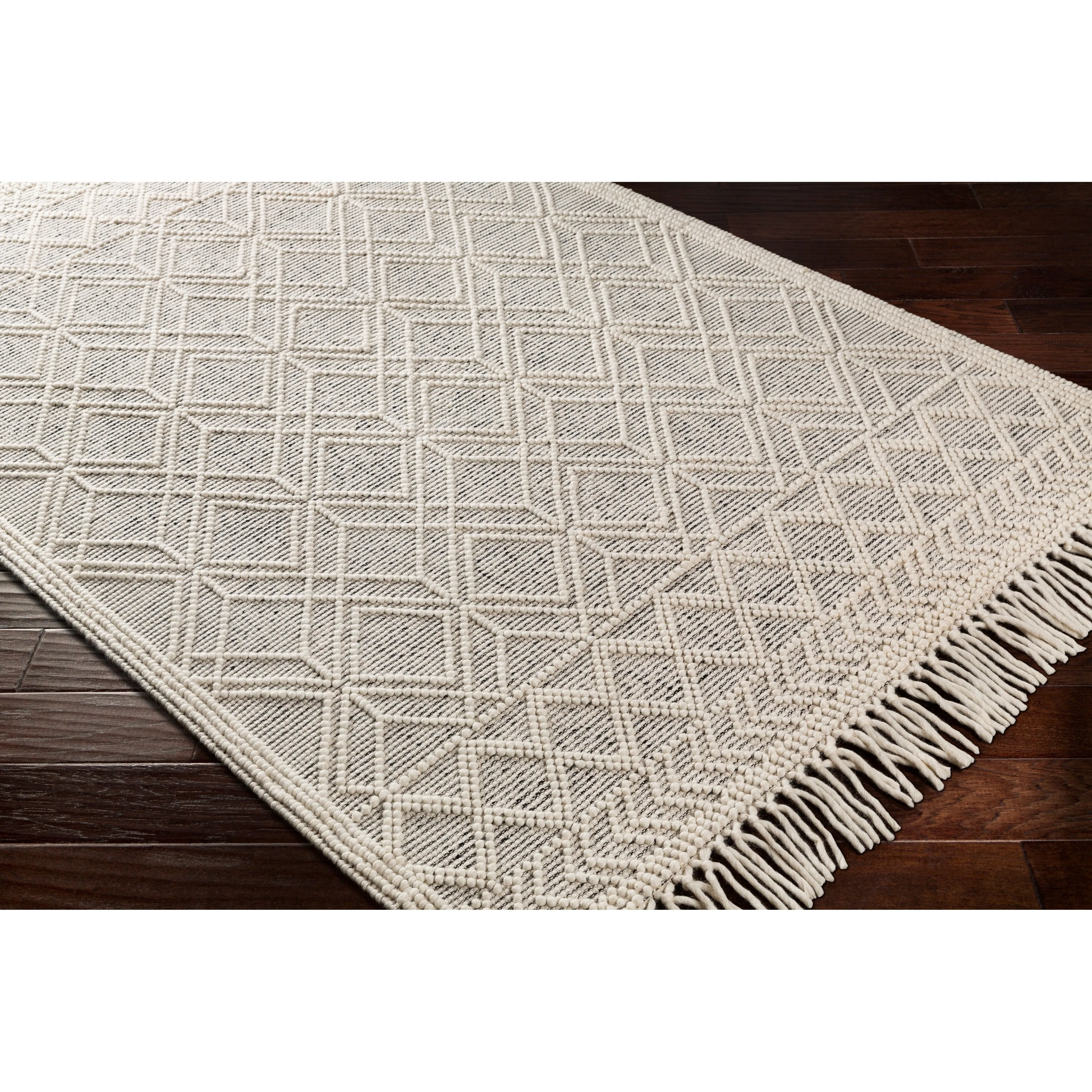Livabliss Gertrude Handmade Cottage Geometric Wool Area Rug