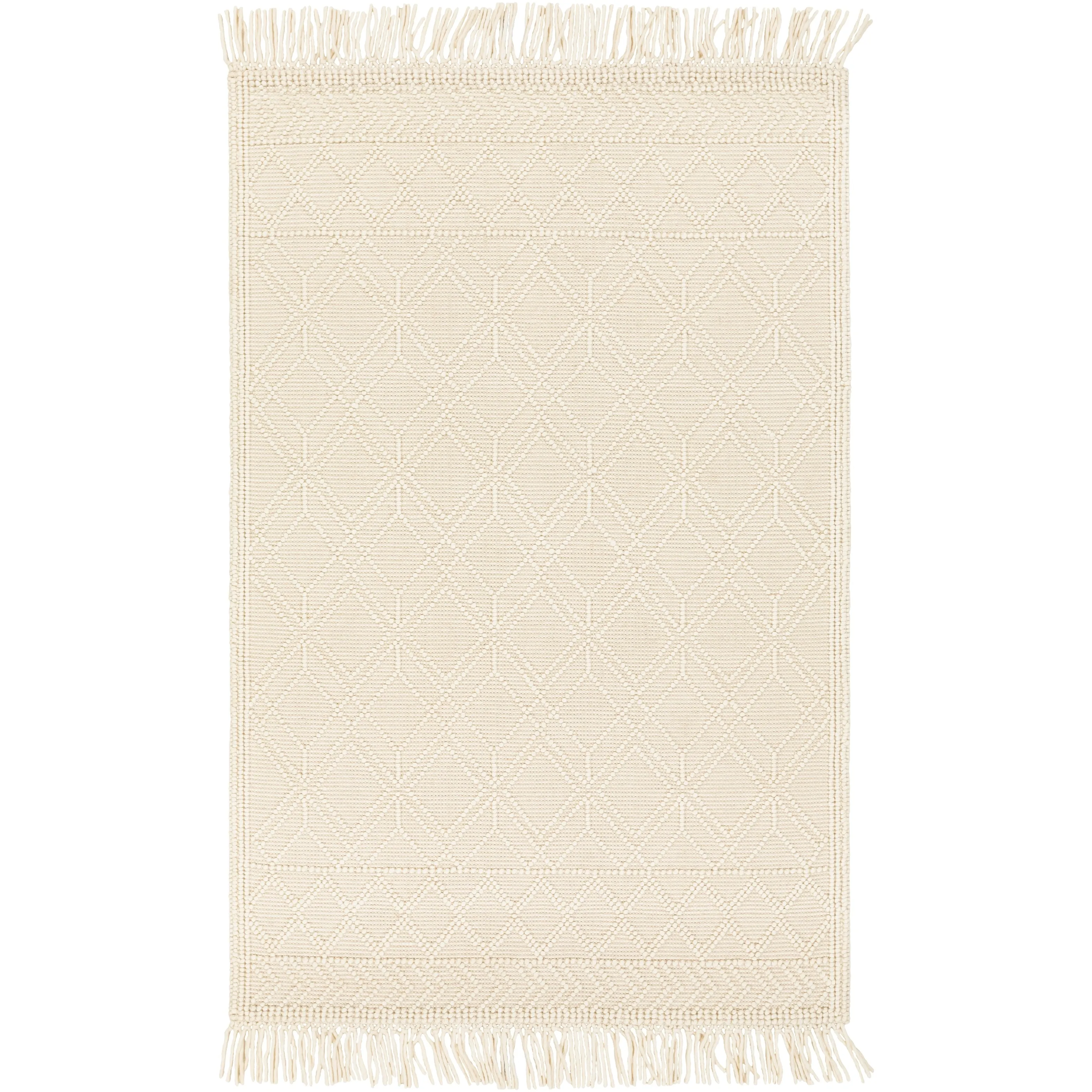 Livabliss Gertrude Handmade Cottage Geometric Wool Area Rug