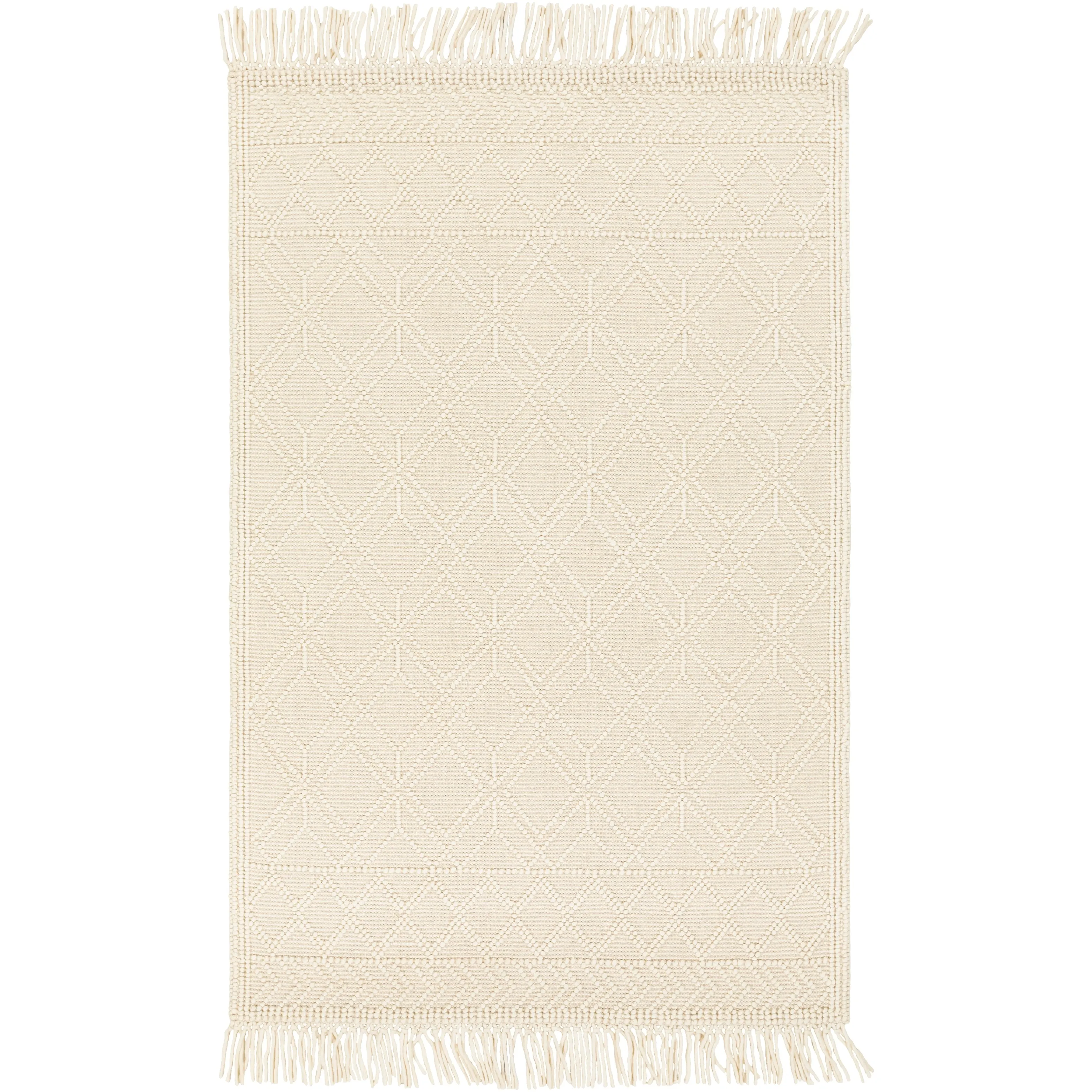 Livabliss Gertrude Handmade Cottage Geometric Wool Area Rug