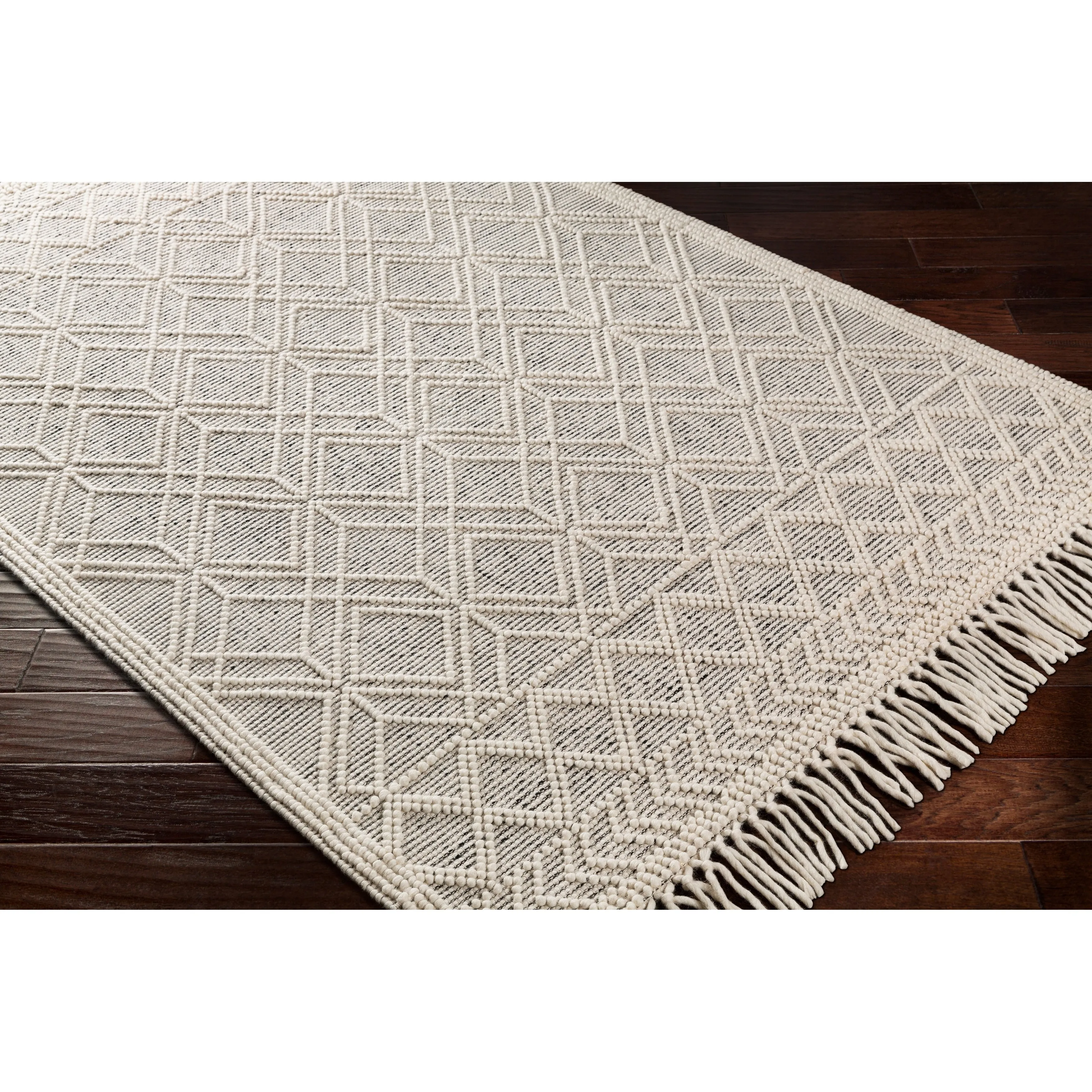 Livabliss Gertrude Handmade Cottage Geometric Wool Area Rug