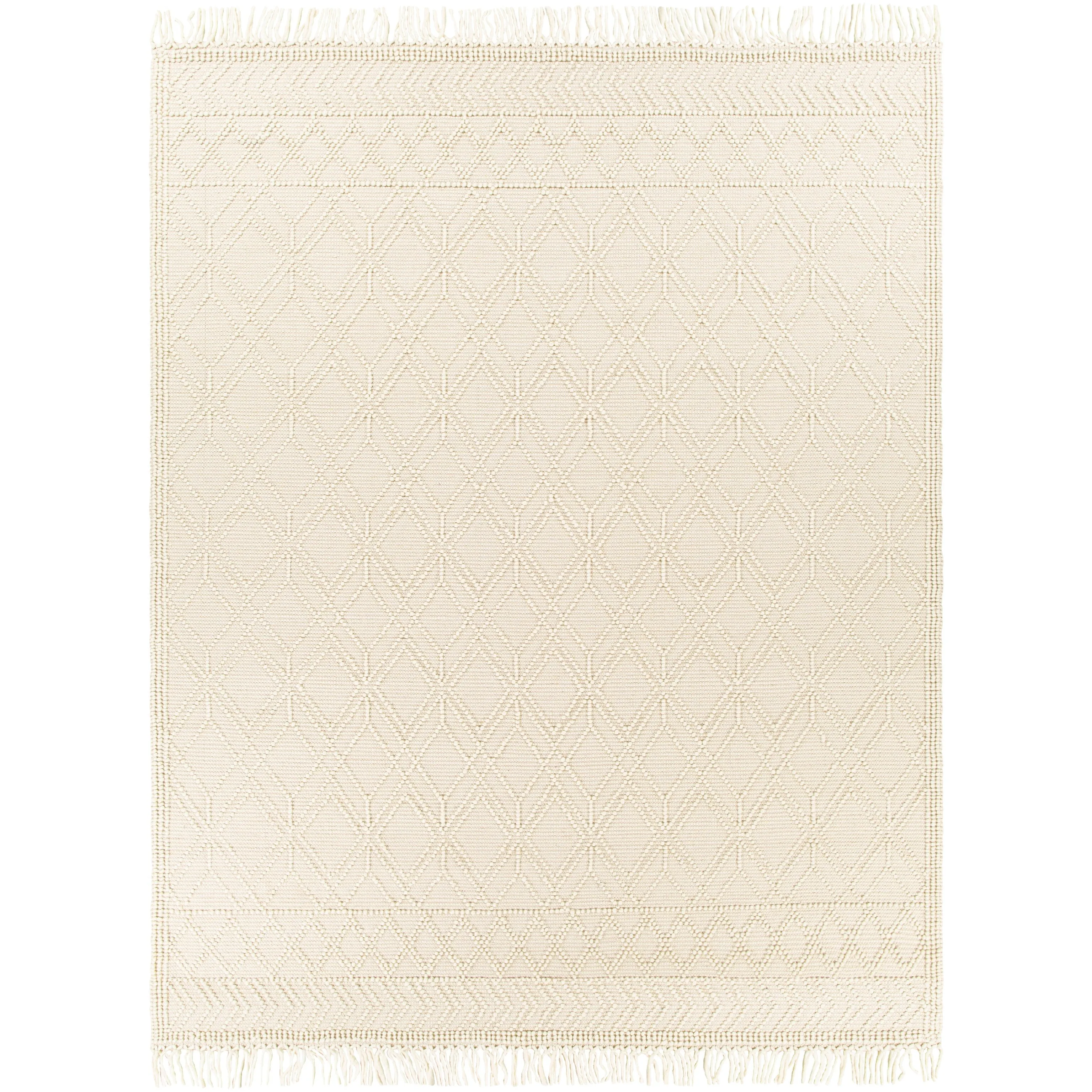 Livabliss Gertrude Handmade Cottage Geometric Wool Area Rug