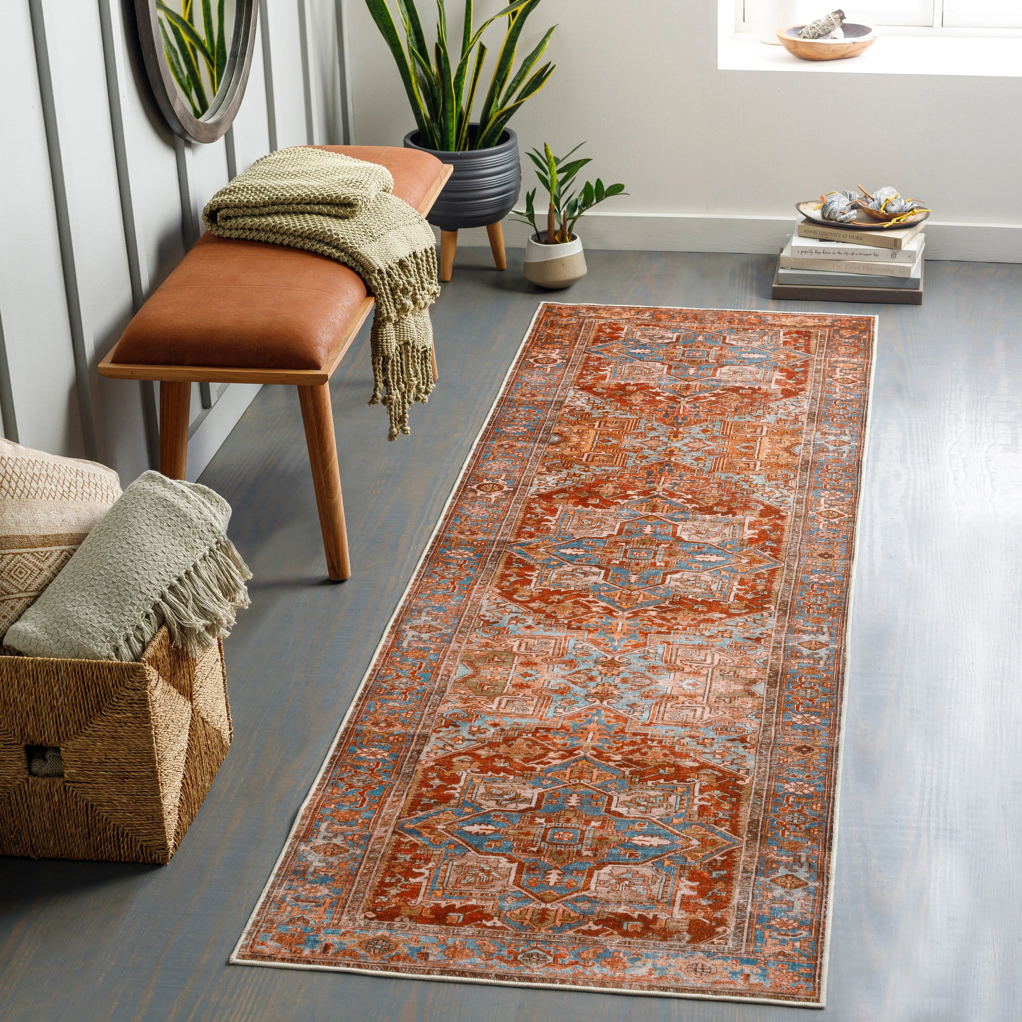 Livabliss Giustina Persian Machine Washable Area Rug