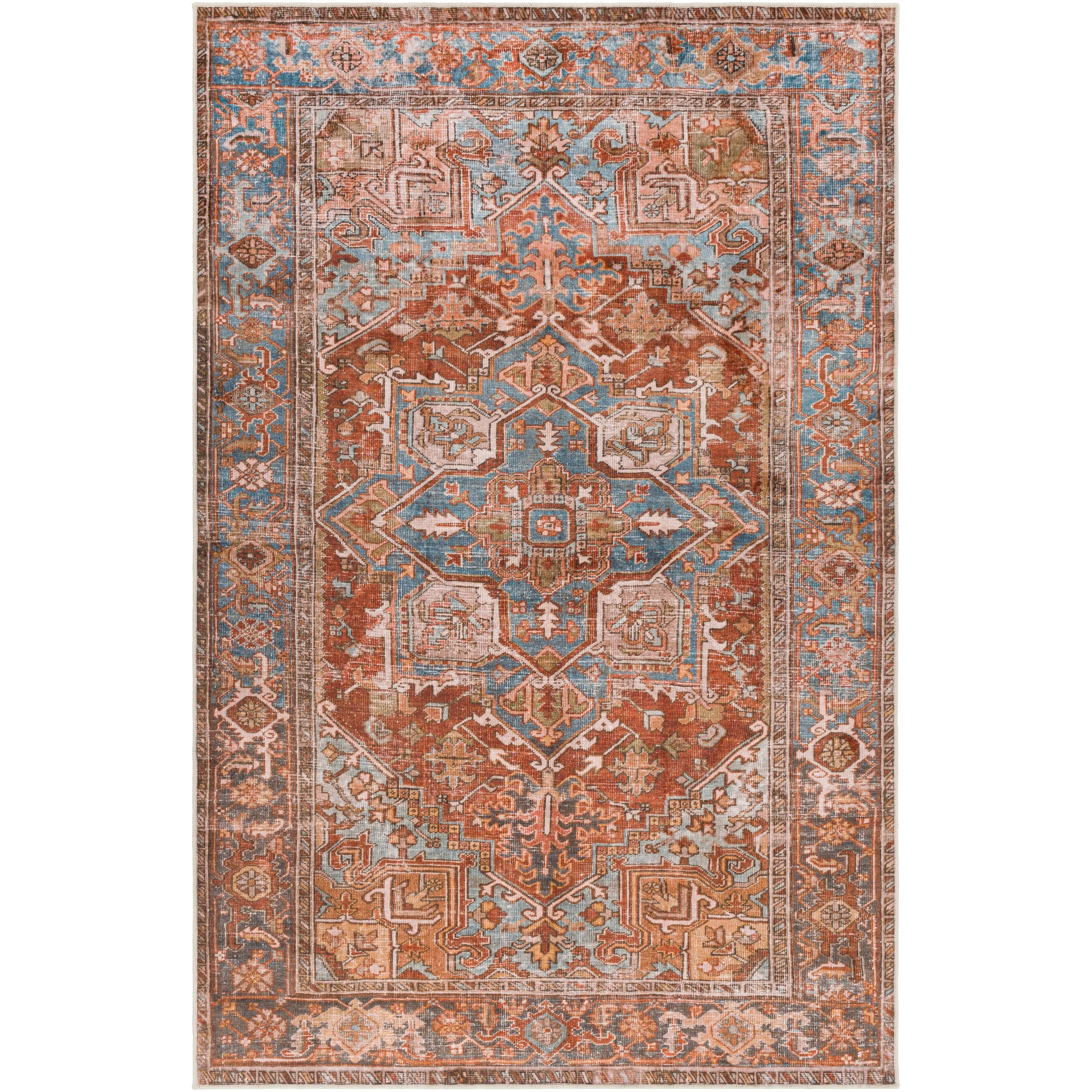 Livabliss Giustina Persian Machine Washable Area Rug
