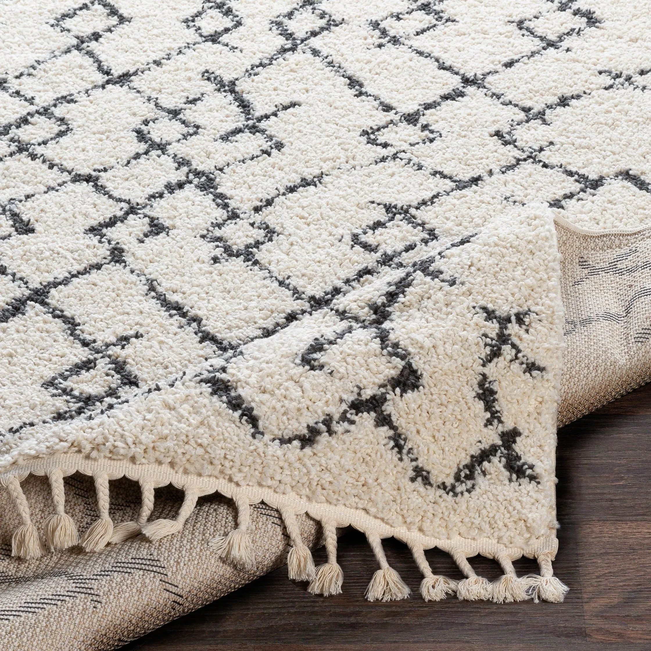 Livabliss Hammond Bohemian Shag Area Rug