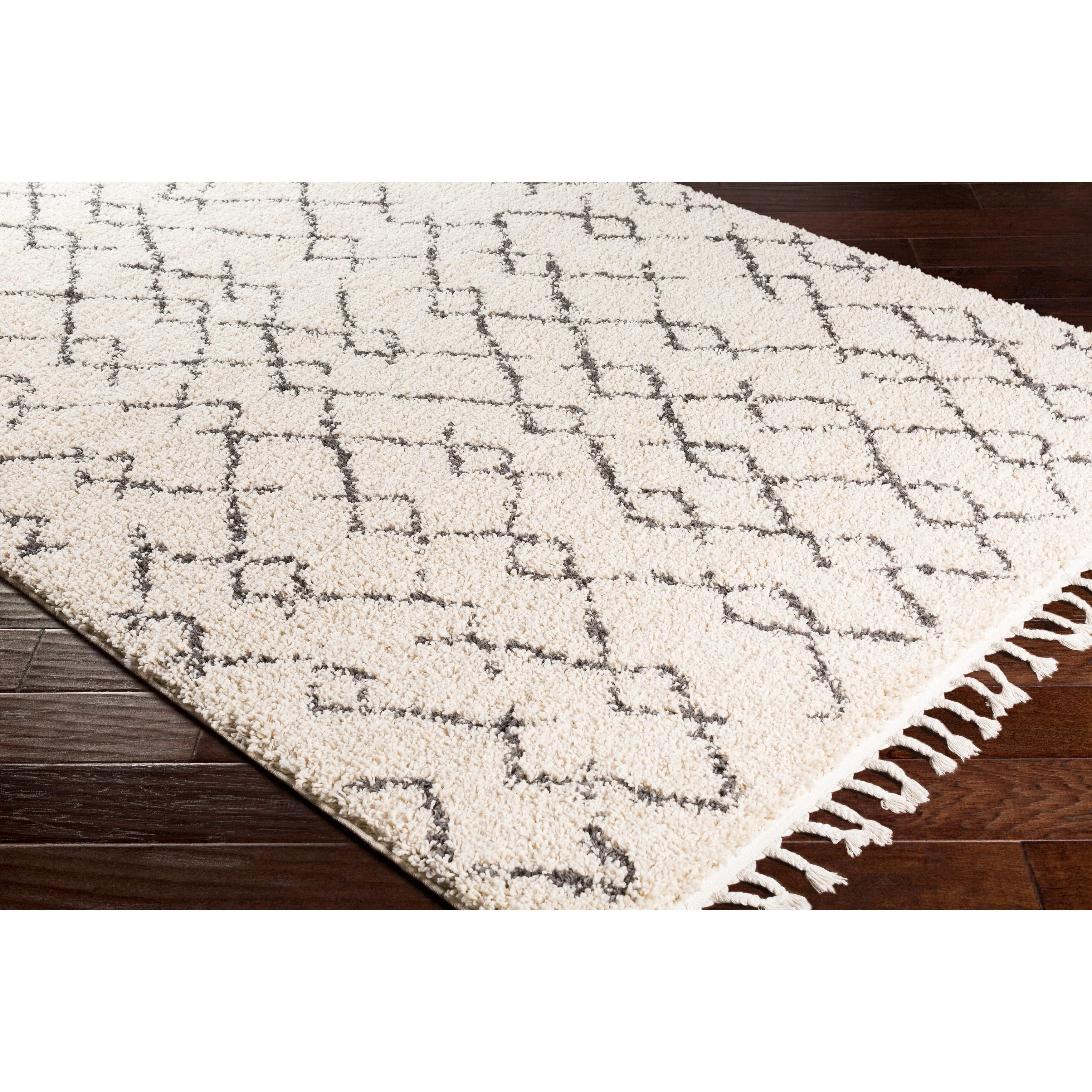 Livabliss Hammond Bohemian Shag Area Rug