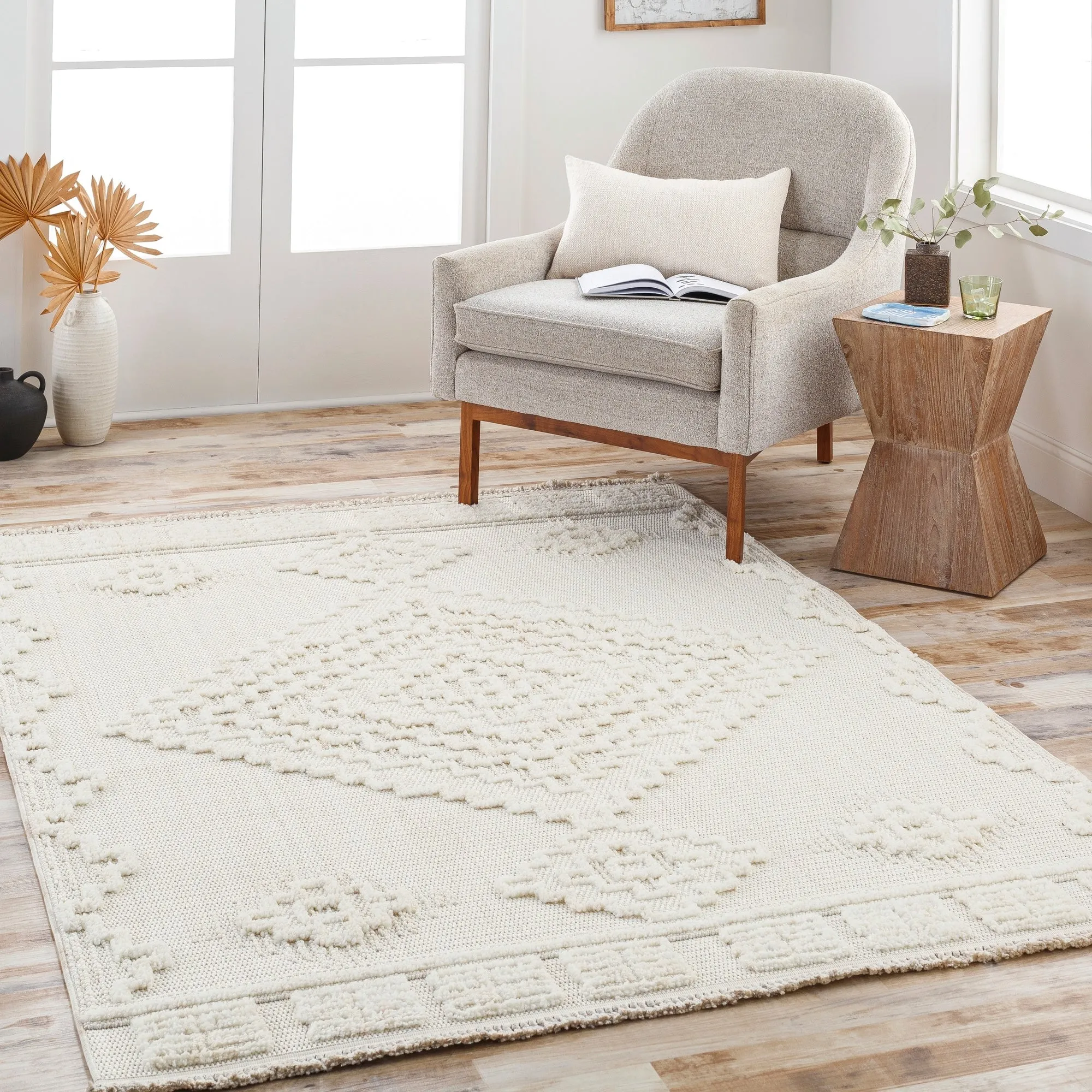 Livabliss Harika Boho Geometric Area Rug