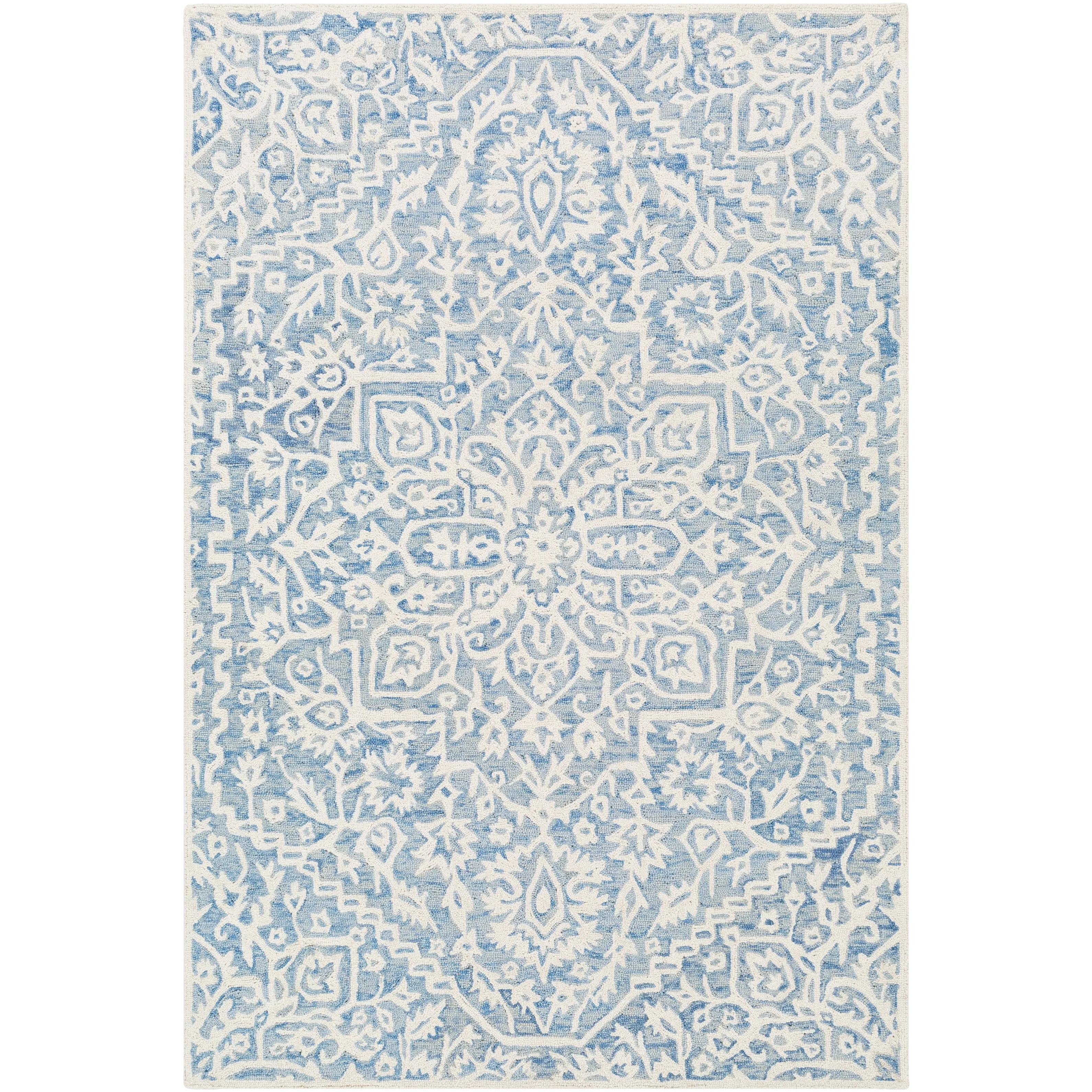 Livabliss Hensley Handmade Medallion Wool Area Rug