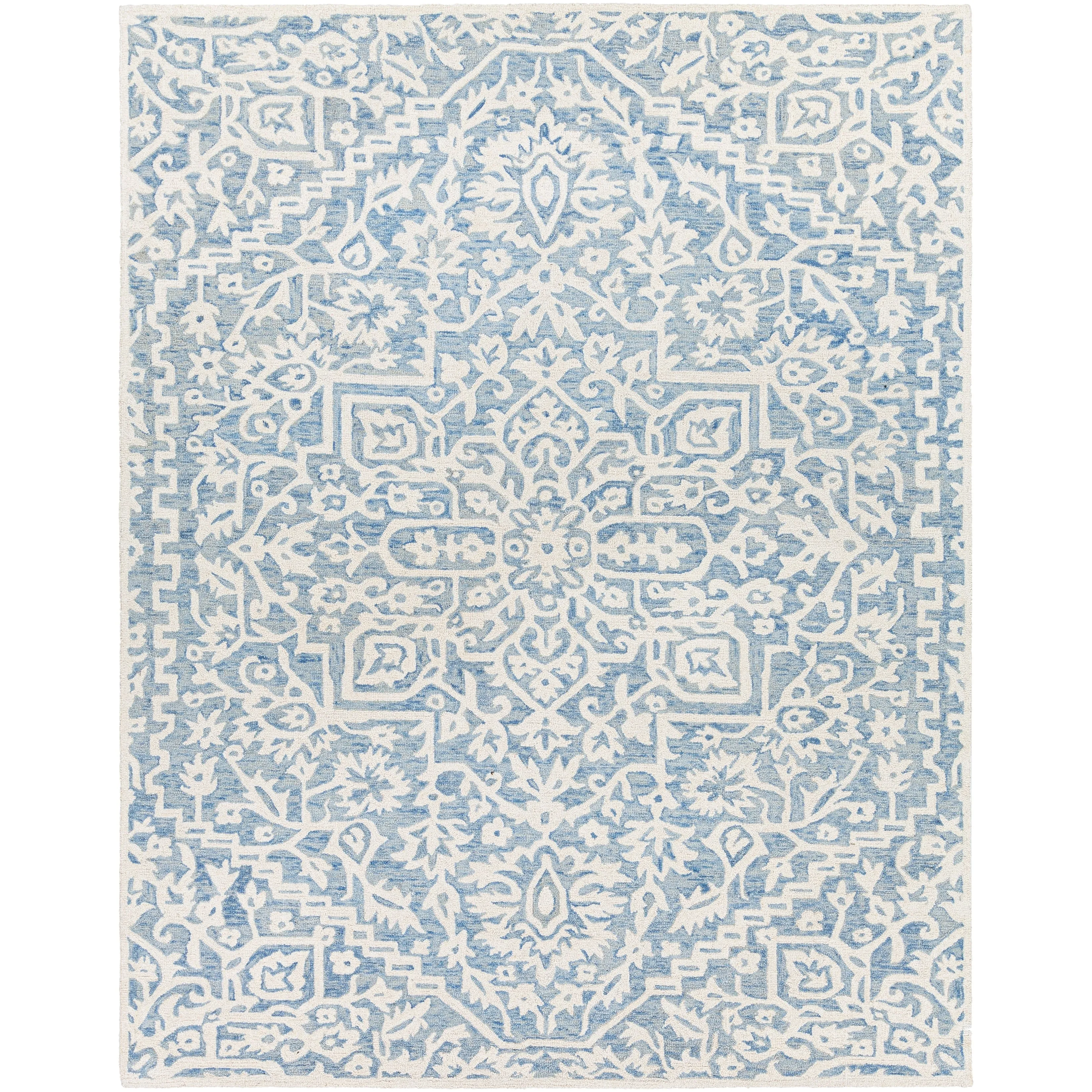 Livabliss Hensley Handmade Medallion Wool Area Rug