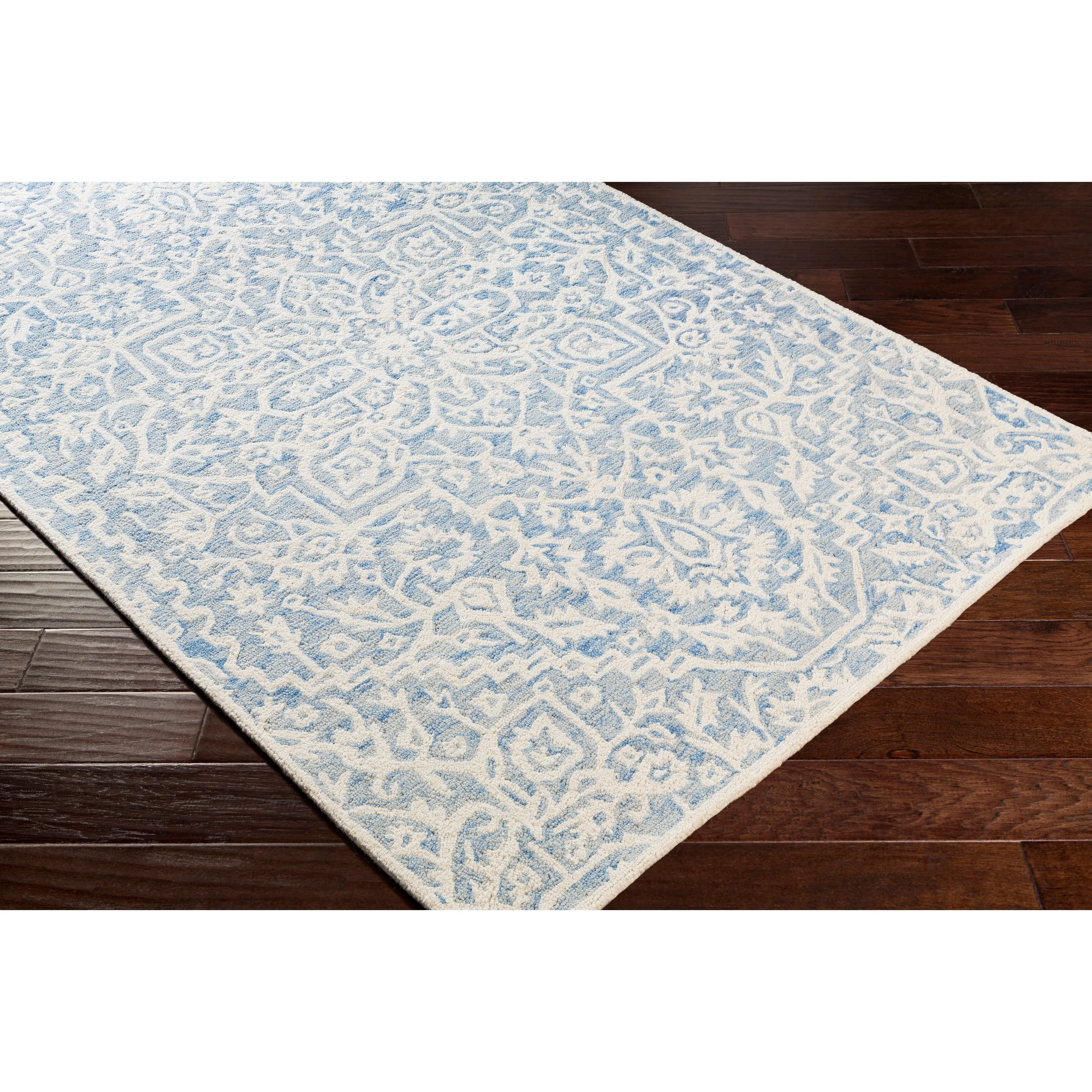 Livabliss Hensley Handmade Medallion Wool Area Rug