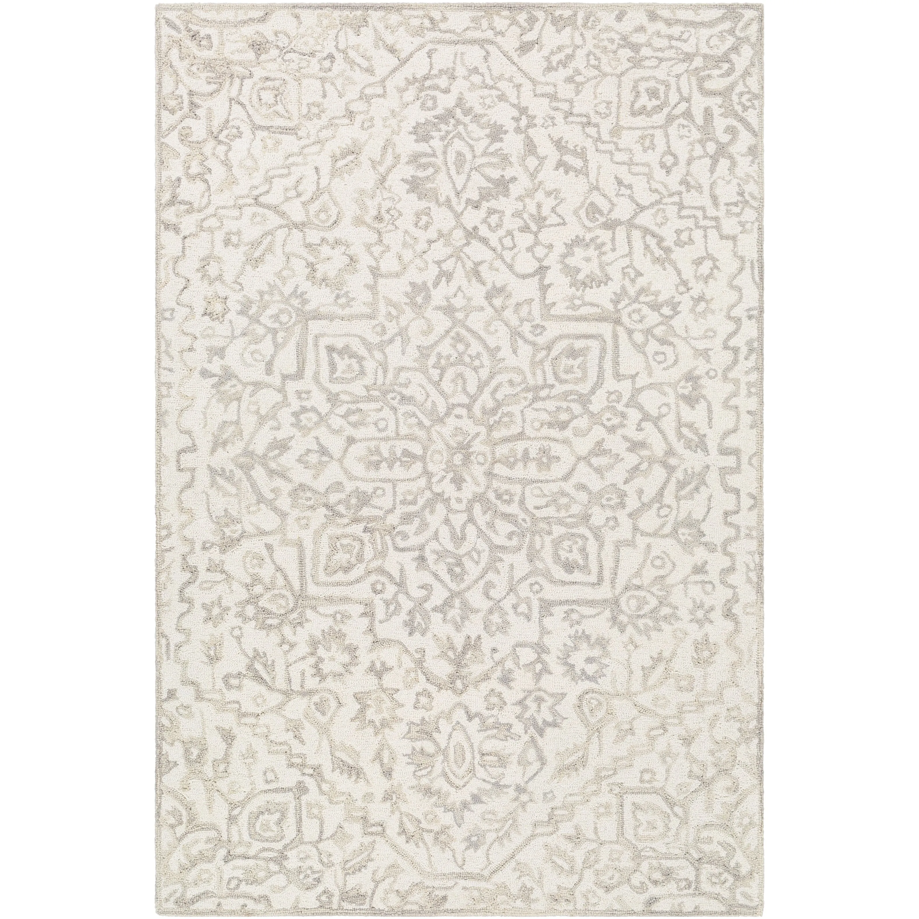 Livabliss Hensley Handmade Medallion Wool Area Rug