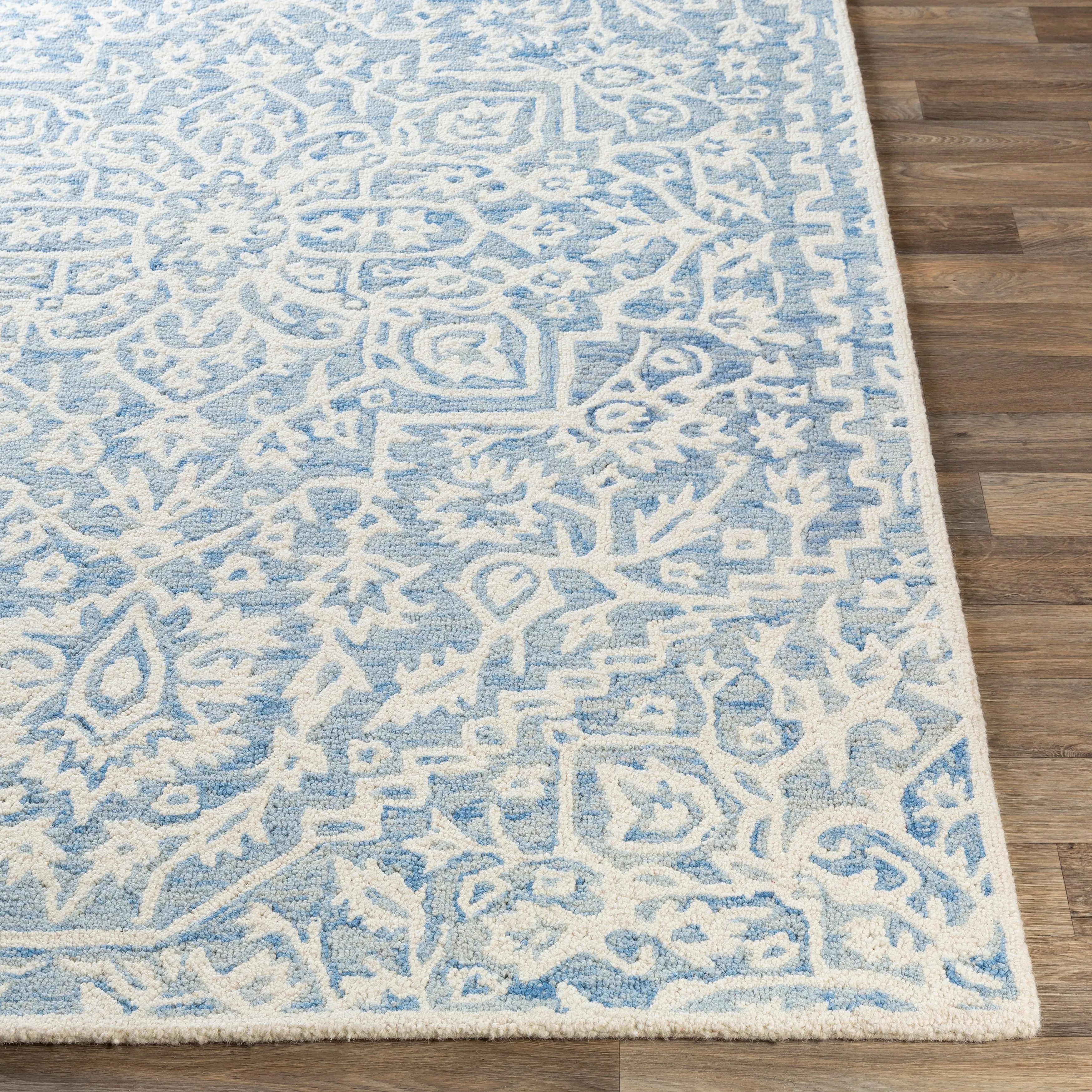 Livabliss Hensley Handmade Medallion Wool Area Rug
