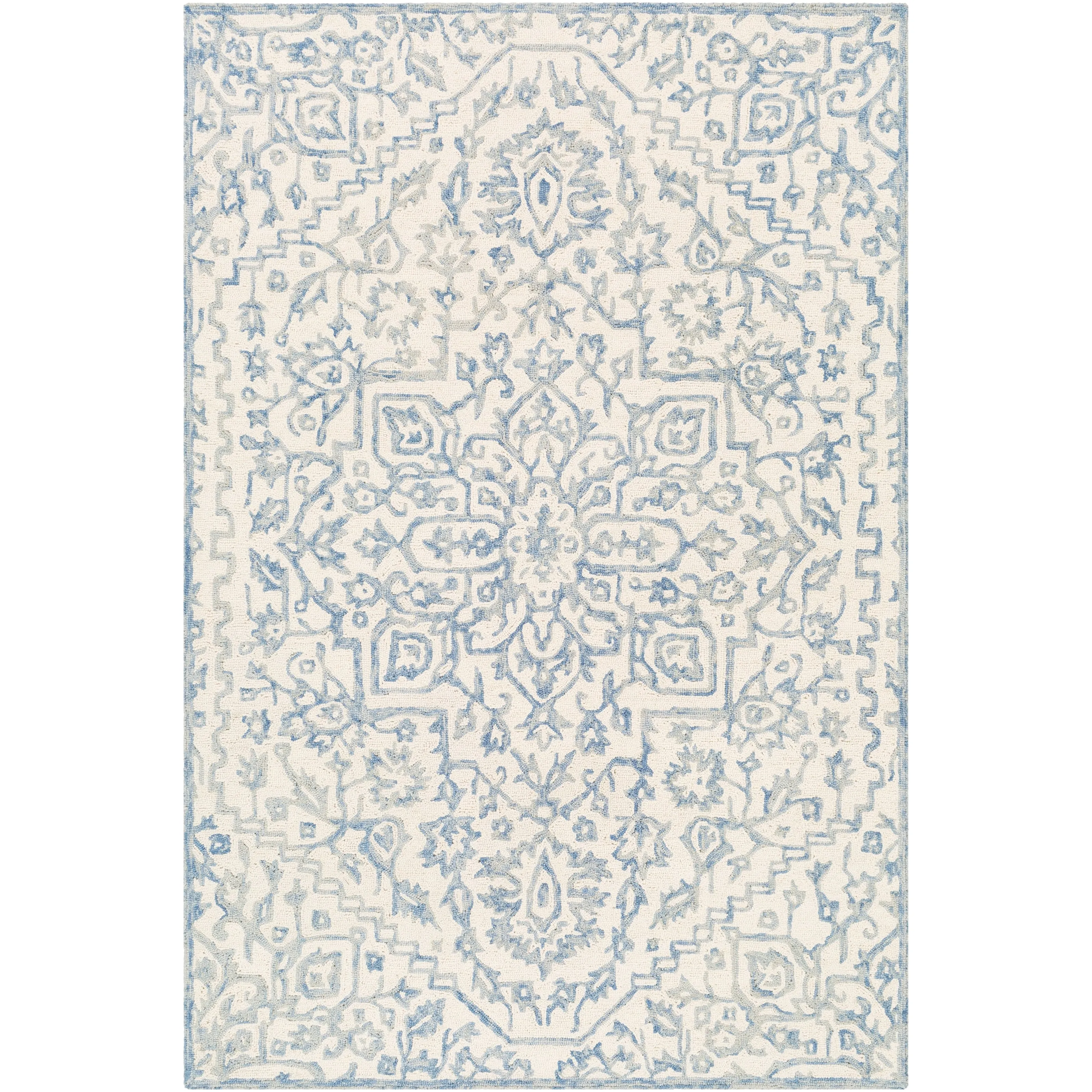 Livabliss Hensley Handmade Medallion Wool Area Rug