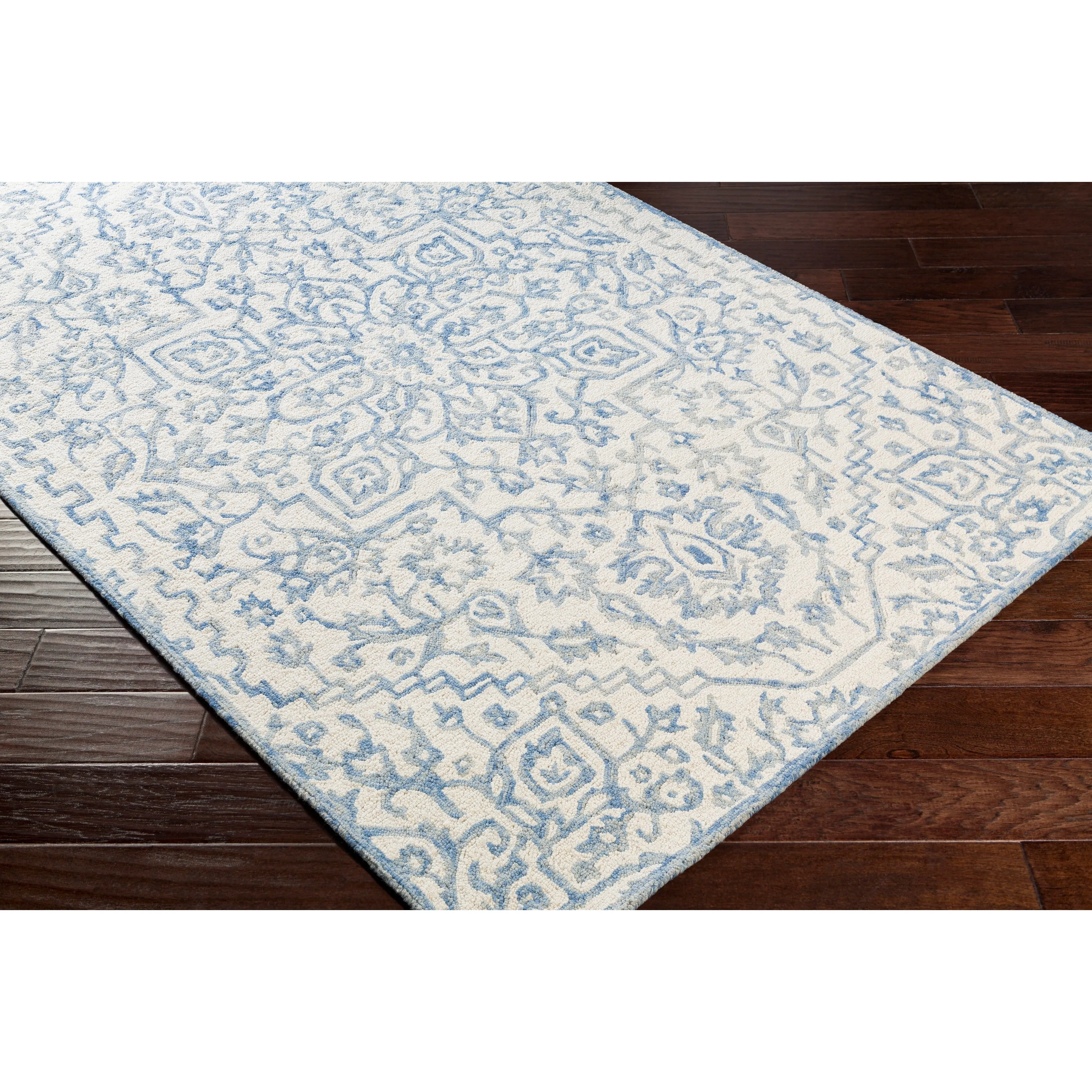 Livabliss Hensley Handmade Medallion Wool Area Rug