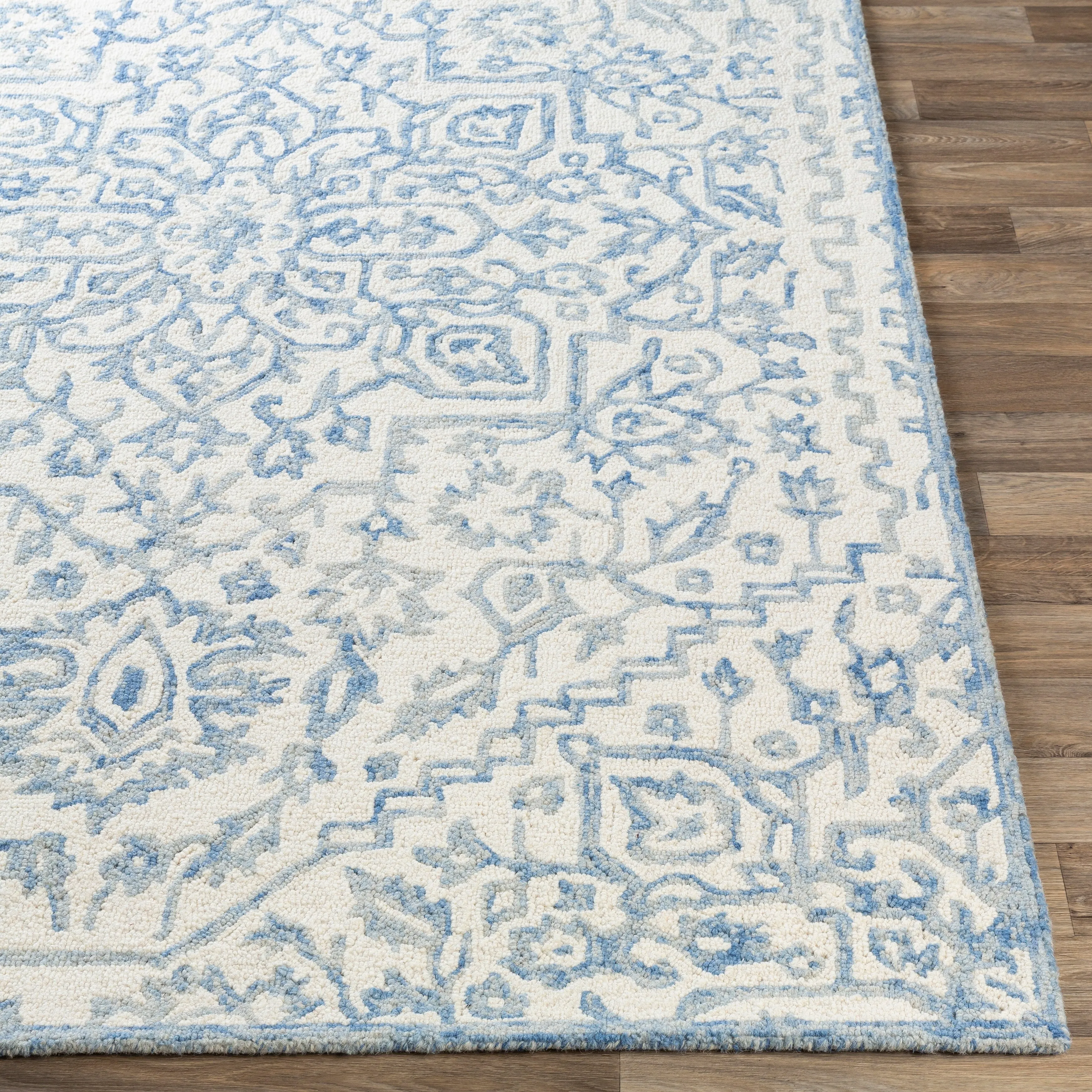 Livabliss Hensley Handmade Medallion Wool Area Rug