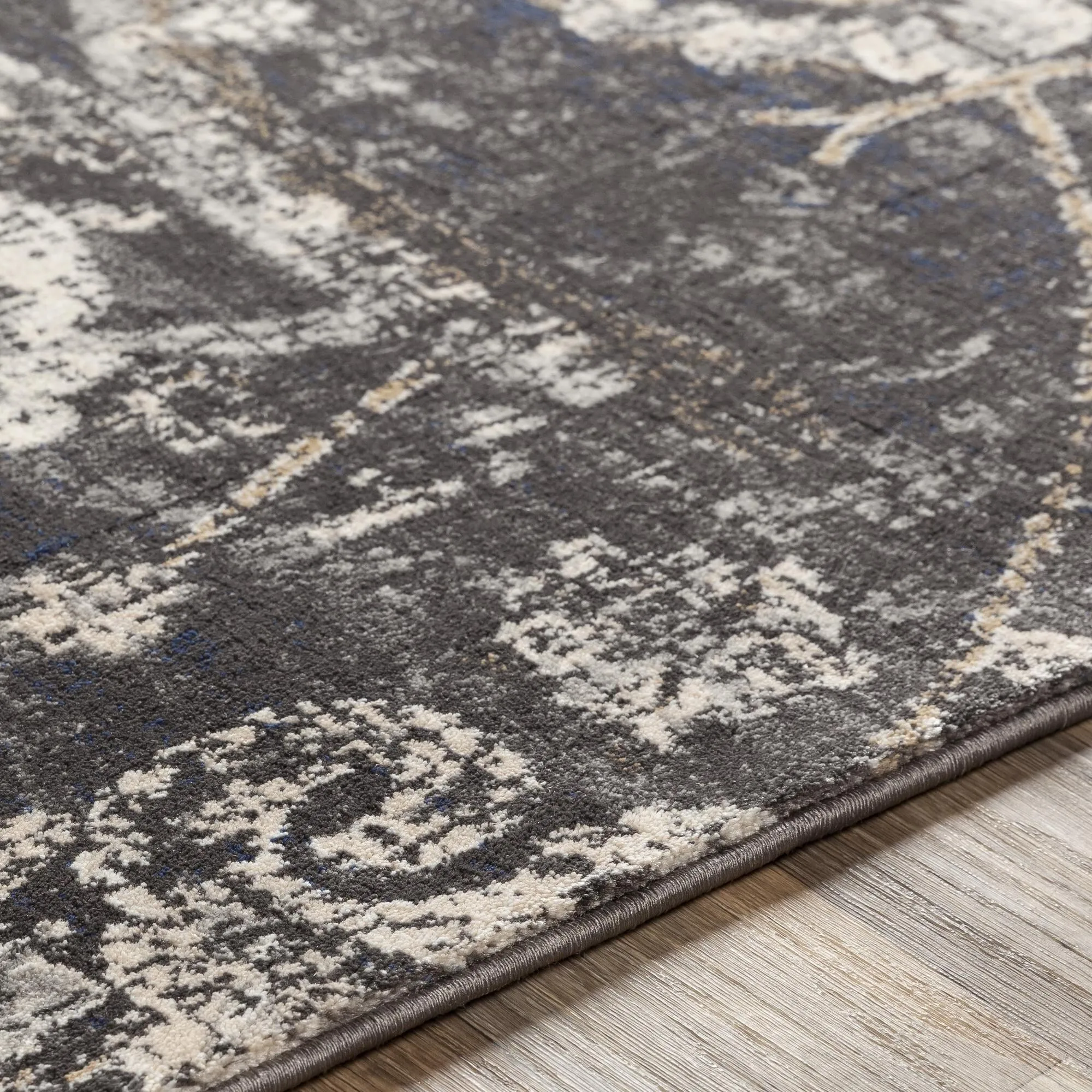 Livabliss Indigo Updated Traditional Medallion Area Rug