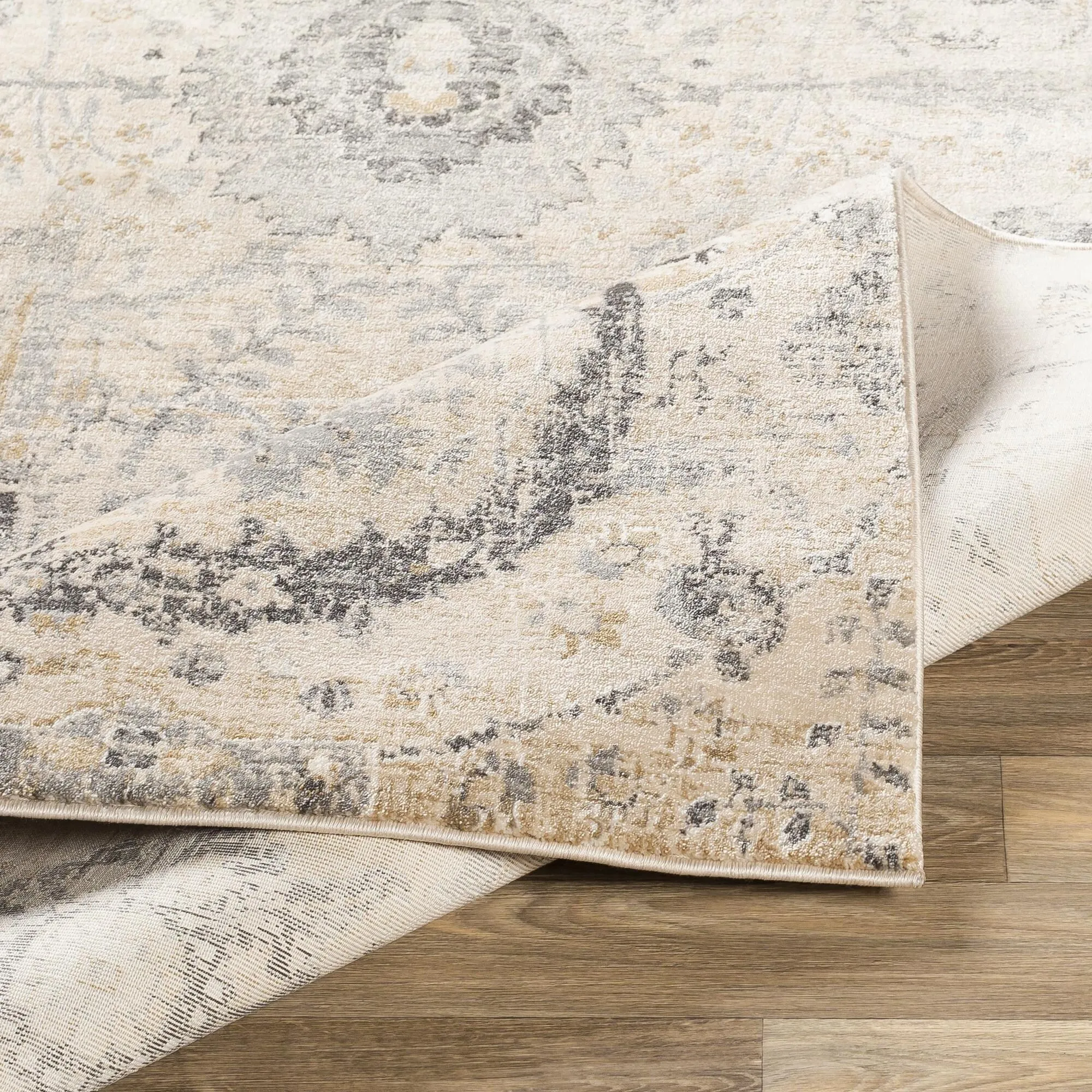 Livabliss Indigo Updated Traditional Medallion Area Rug