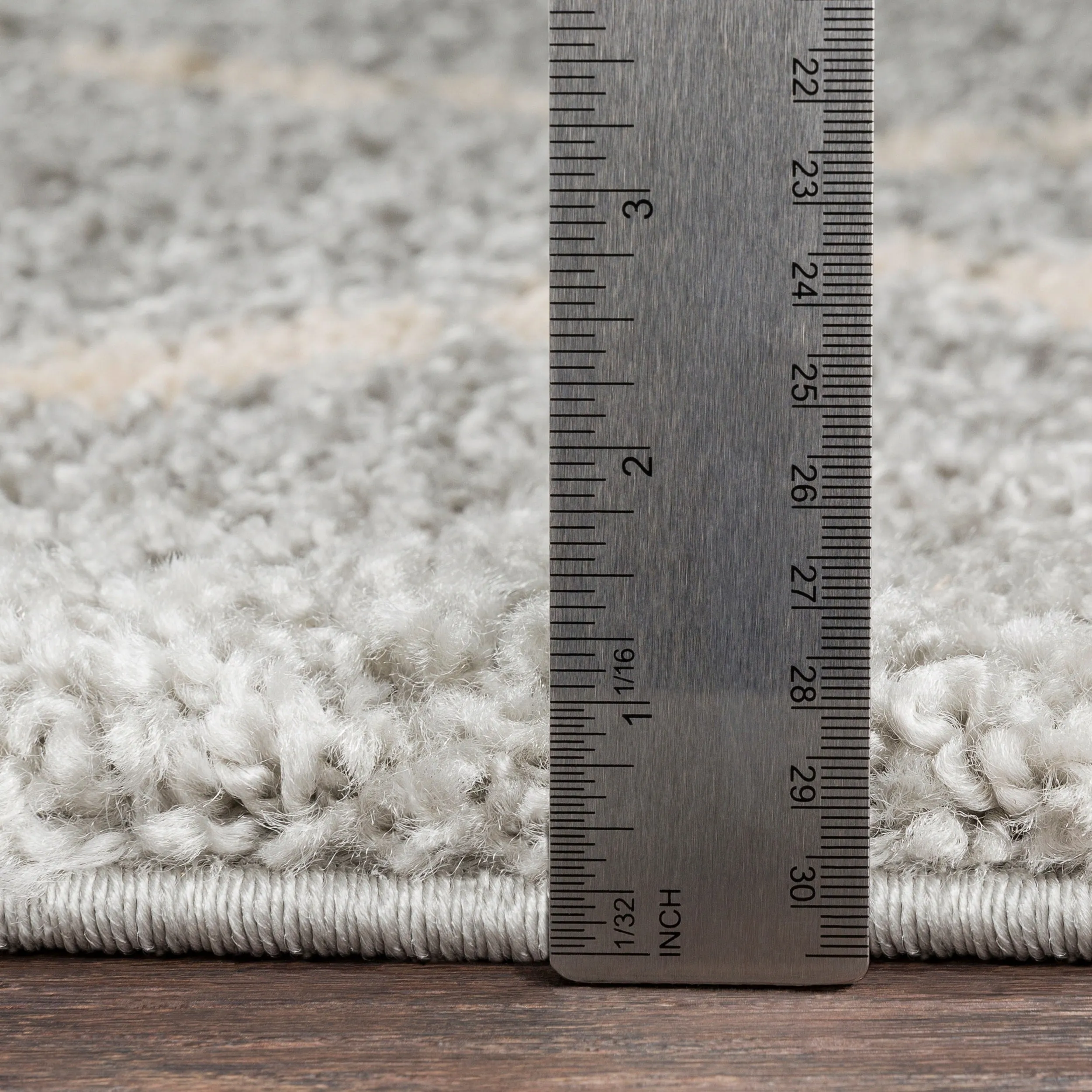 Livabliss Jada Moroccan Stripe Shag Area Rug
