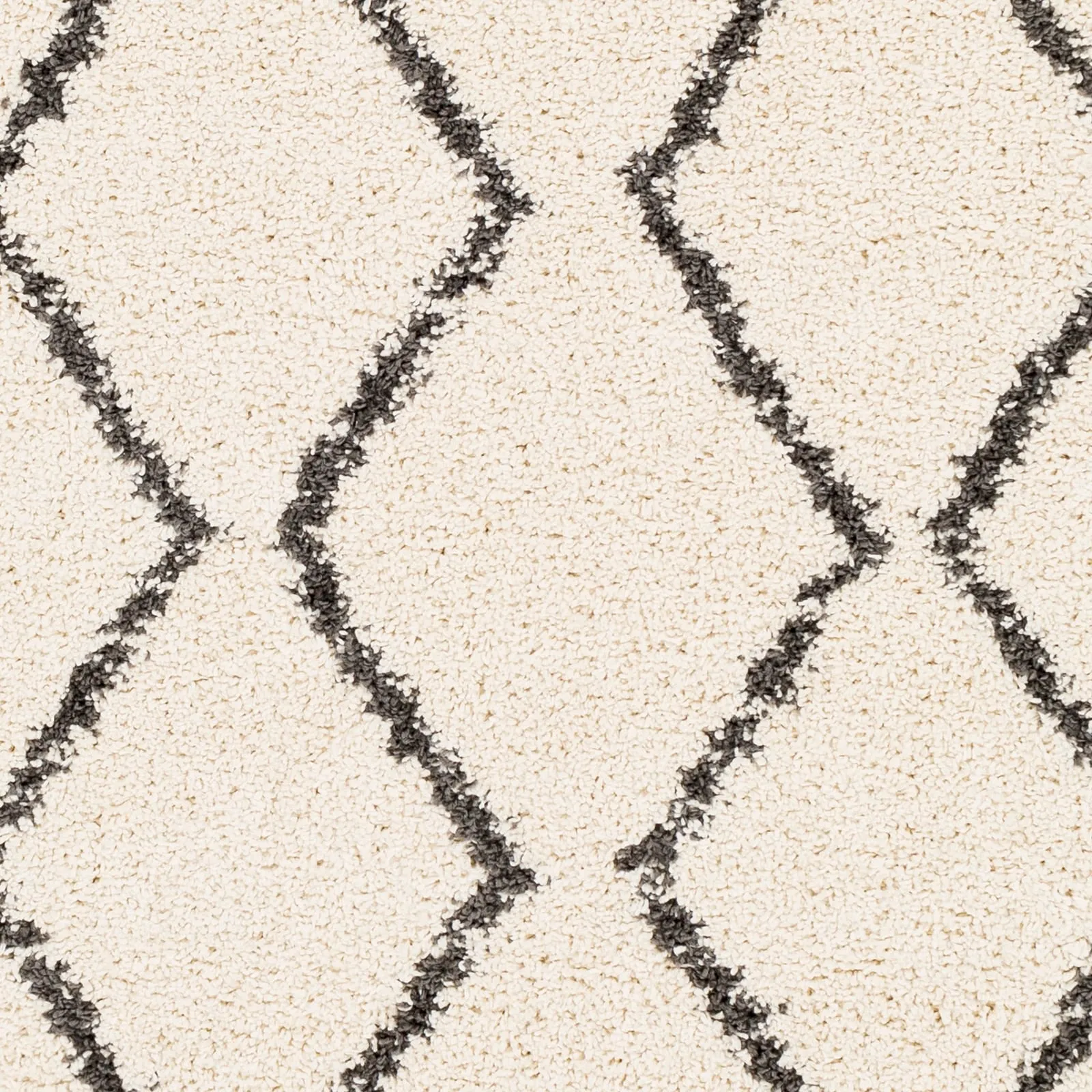 Livabliss Jada Moroccan Stripe Shag Area Rug