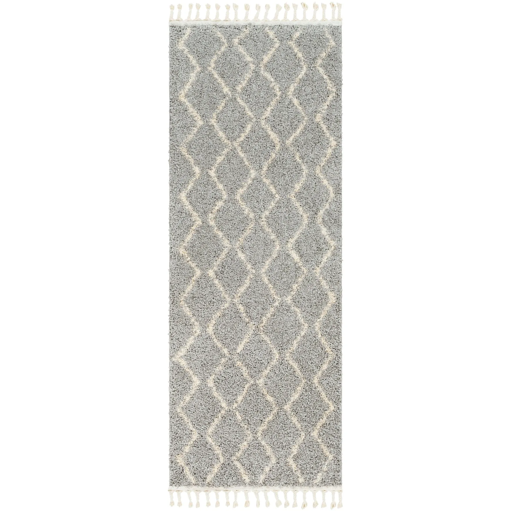 Livabliss Jada Moroccan Stripe Shag Area Rug