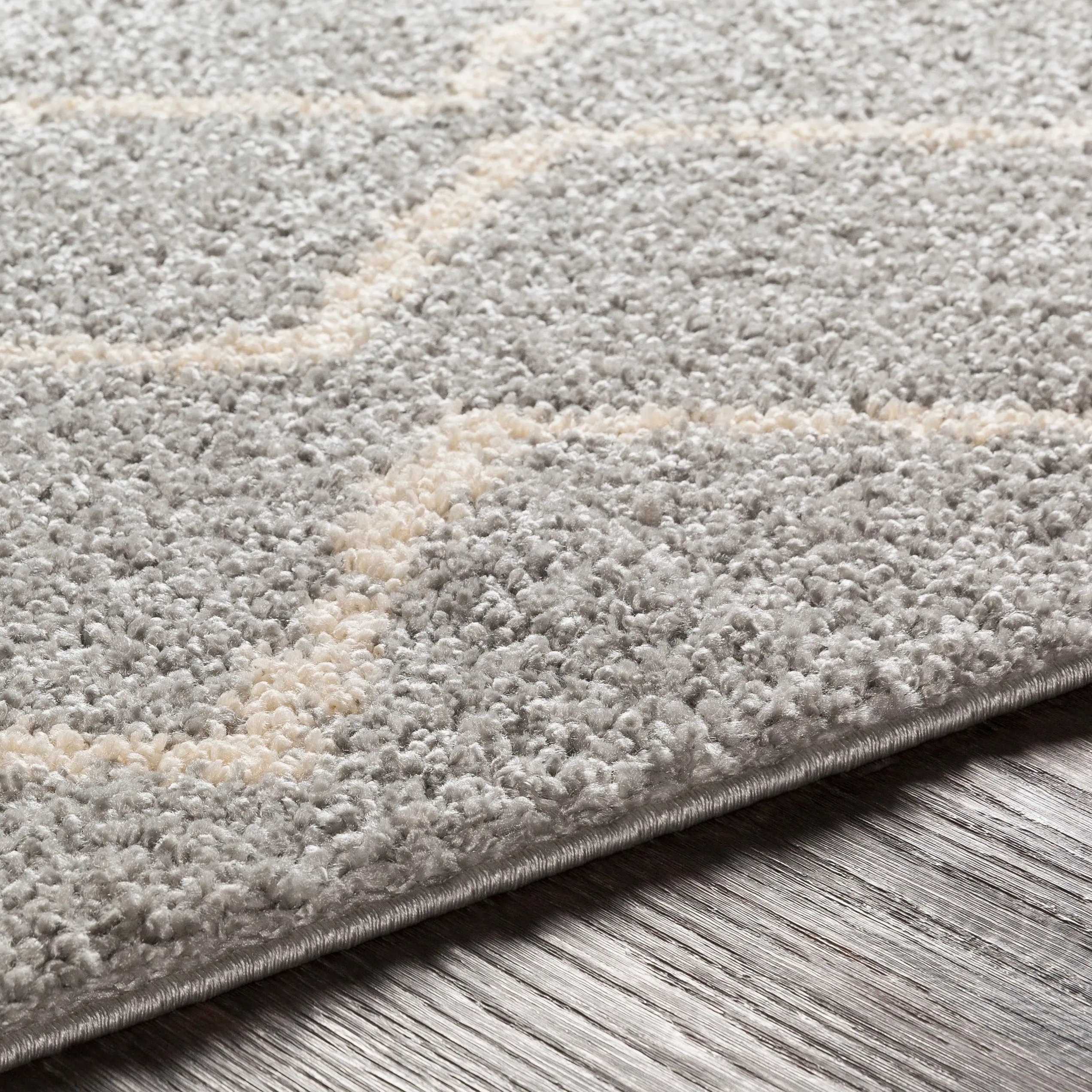 Livabliss Jada Moroccan Stripe Shag Area Rug