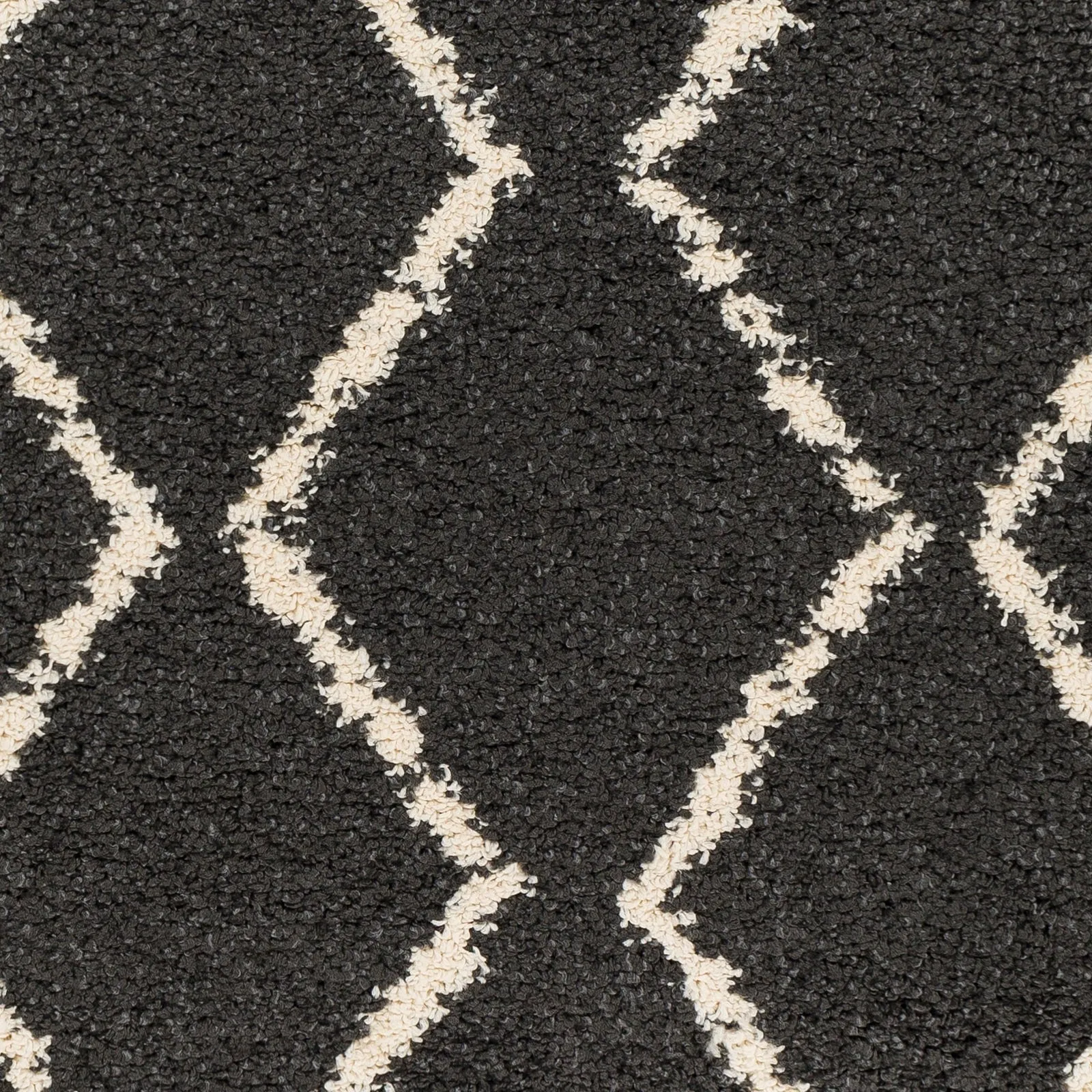 Livabliss Jada Moroccan Stripe Shag Area Rug