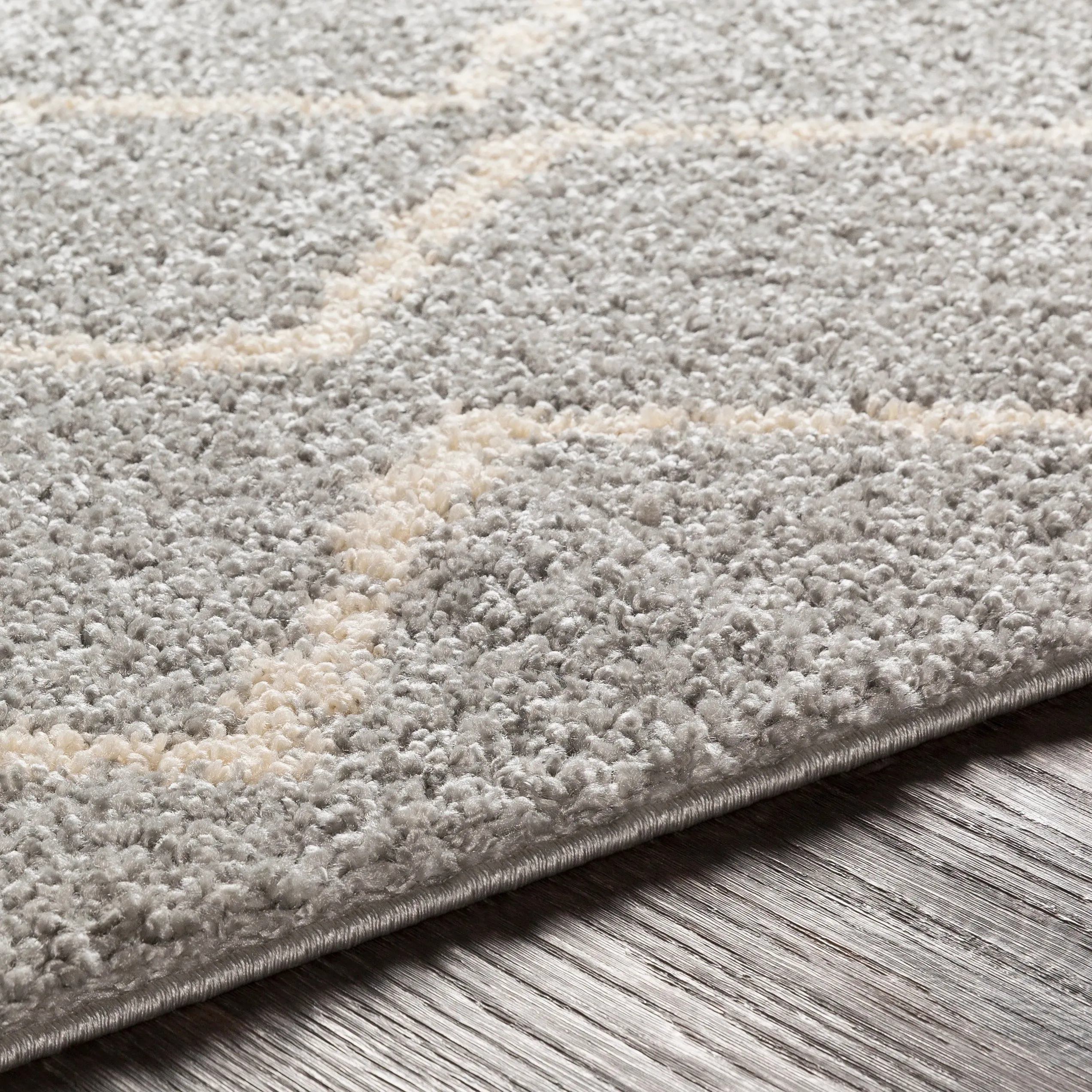 Livabliss Jada Moroccan Stripe Shag Area Rug