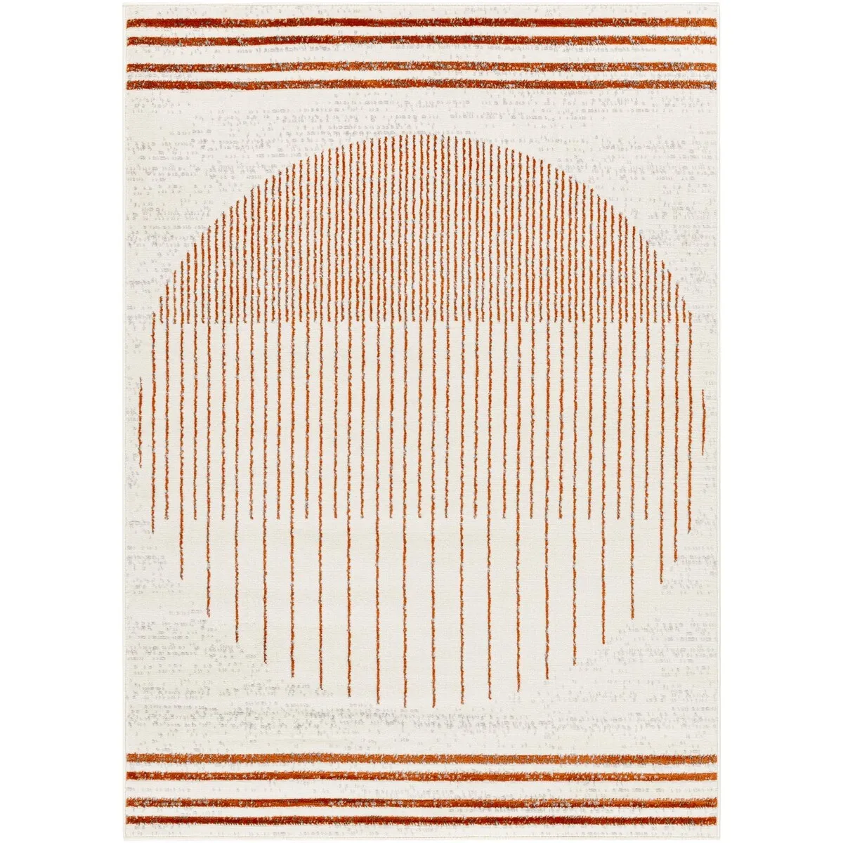 Livabliss Joel Mod Black/Ivory Ombre Geometric Striped Area Rug