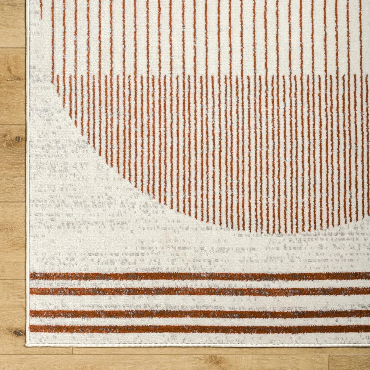 Livabliss Joel Mod Black/Ivory Ombre Geometric Striped Area Rug