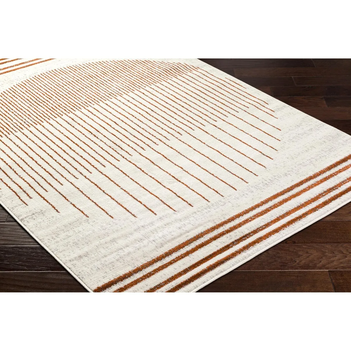 Livabliss Joel Mod Black/Ivory Ombre Geometric Striped Area Rug