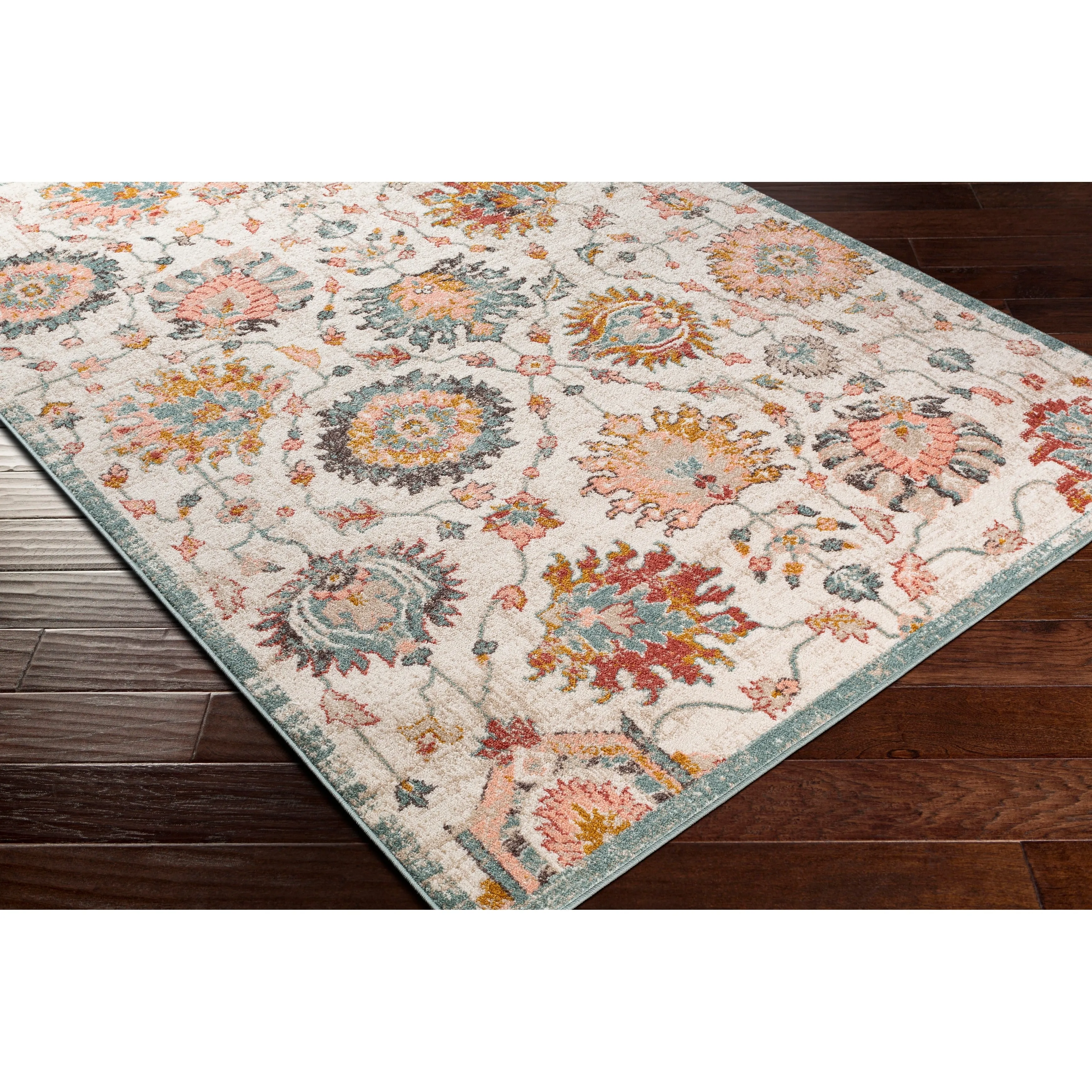 Livabliss Karlyle Transitional Floral Area Rug