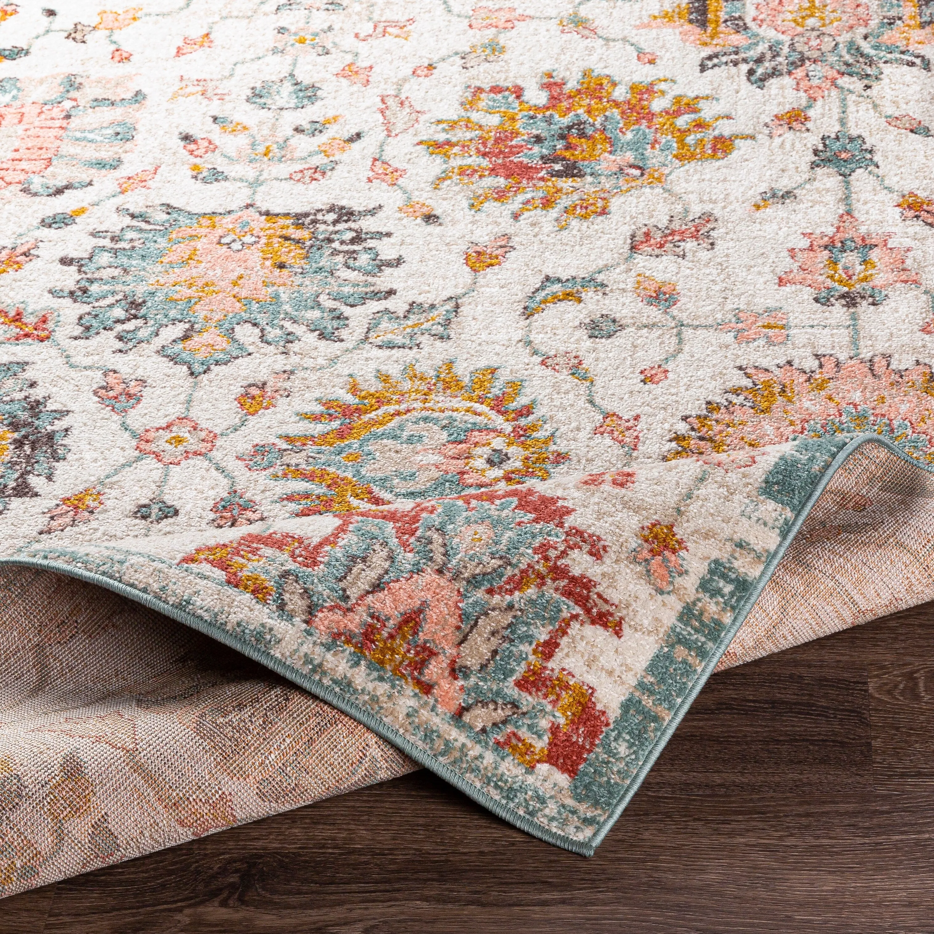 Livabliss Karlyle Transitional Floral Area Rug