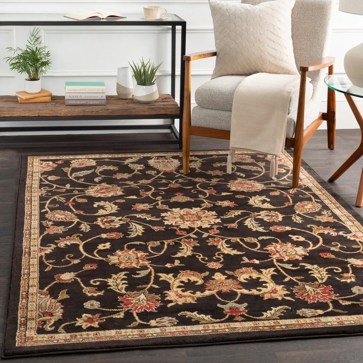 Livabliss Lanier Traditional Floral Area Rug