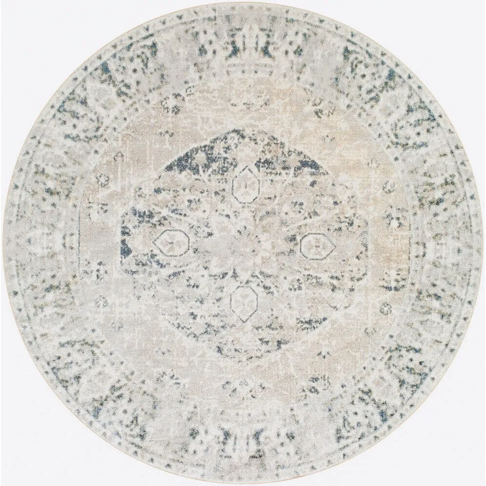 Livabliss Lillian Machine Washable Vintage Area Rug