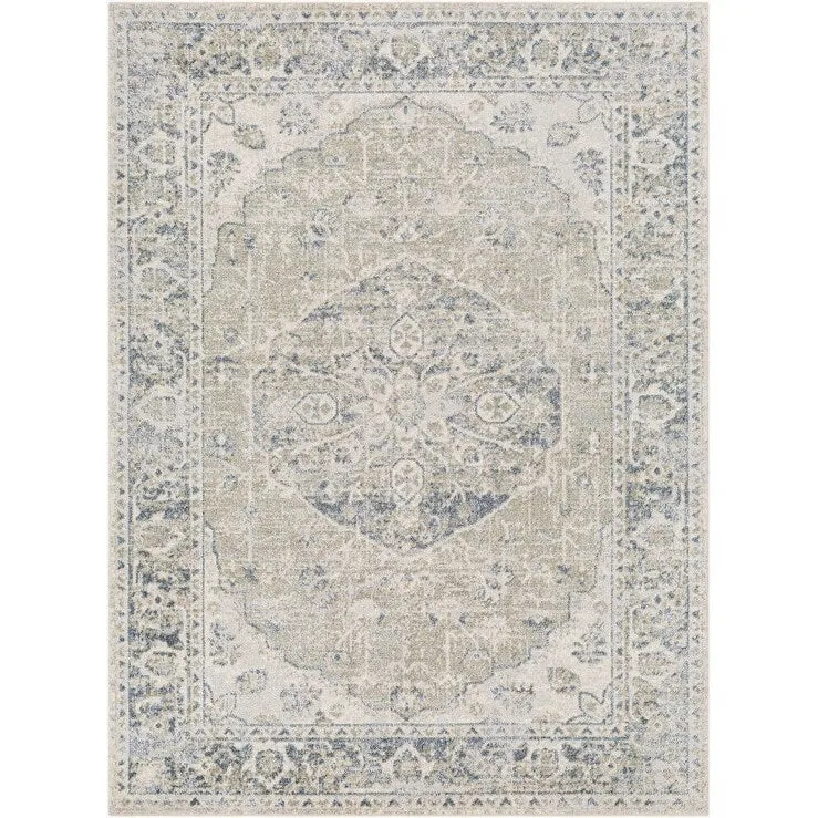 Livabliss Lillian Machine Washable Vintage Area Rug