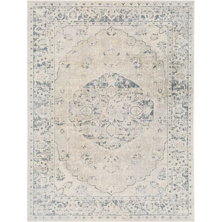Livabliss Lillian Machine Washable Vintage Area Rug