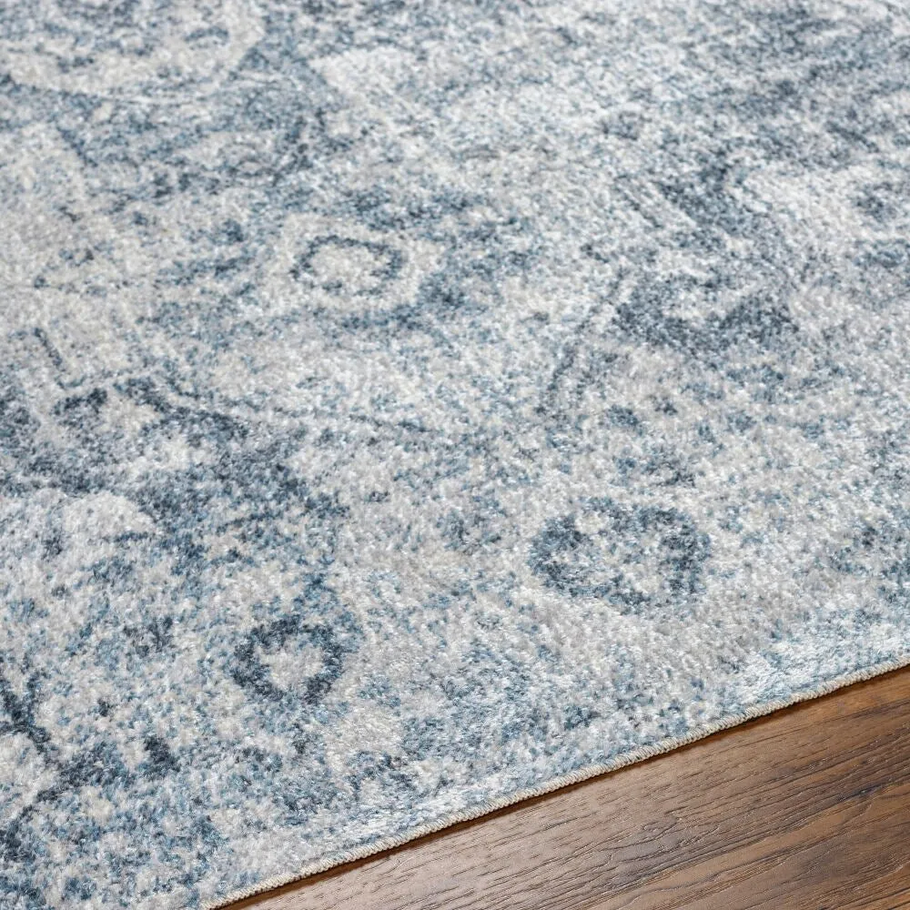 Livabliss Lillian Transitional Medallion Machine Washable Area Rug